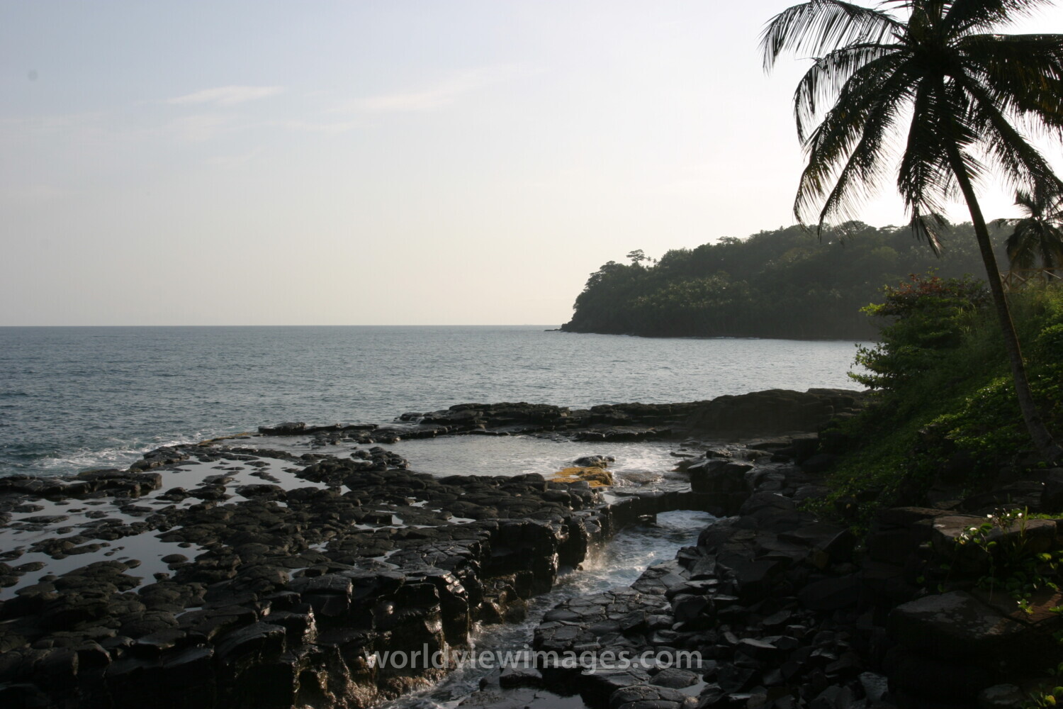 Lava Coastline of Sao Tome