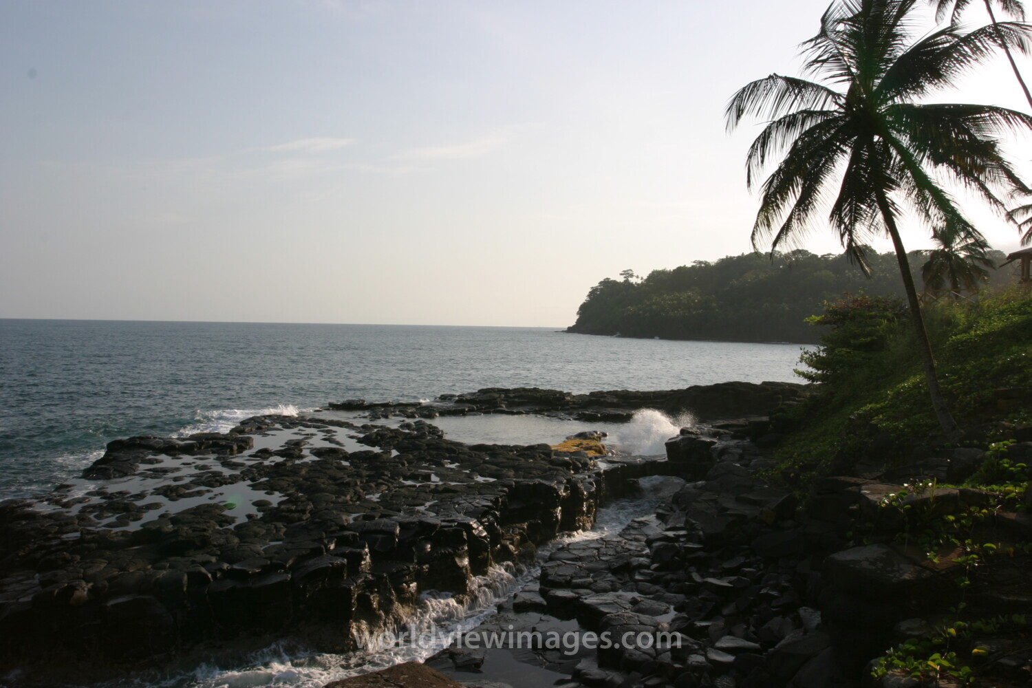 Lava Coastline of Sao Tome
