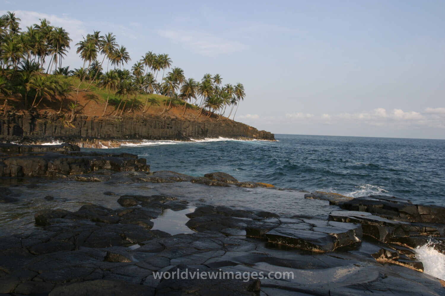 Lava Coastline of Sao Tome