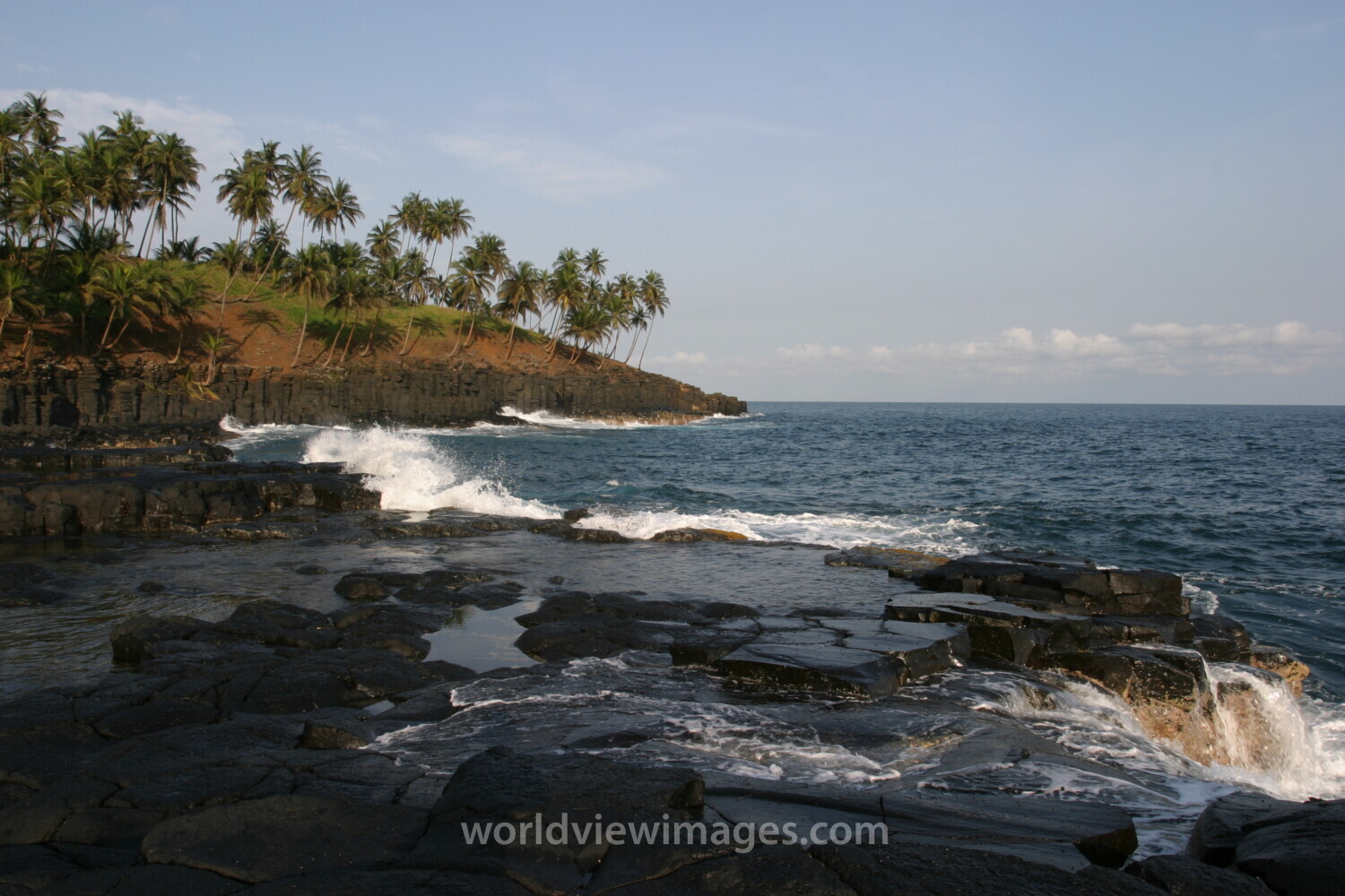 Lava Coastline of Sao Tome