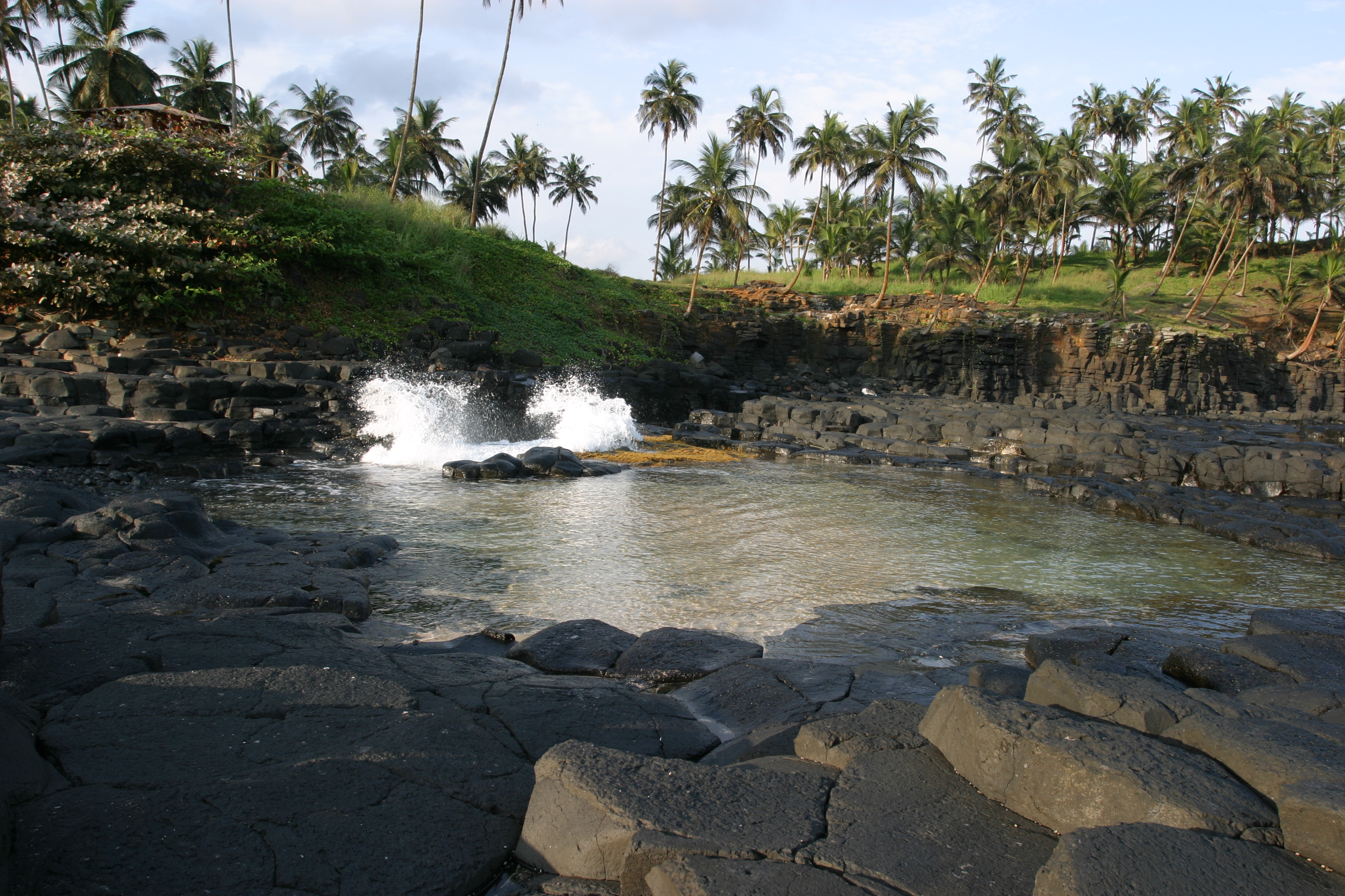 Lava Coastline of Sao Tome