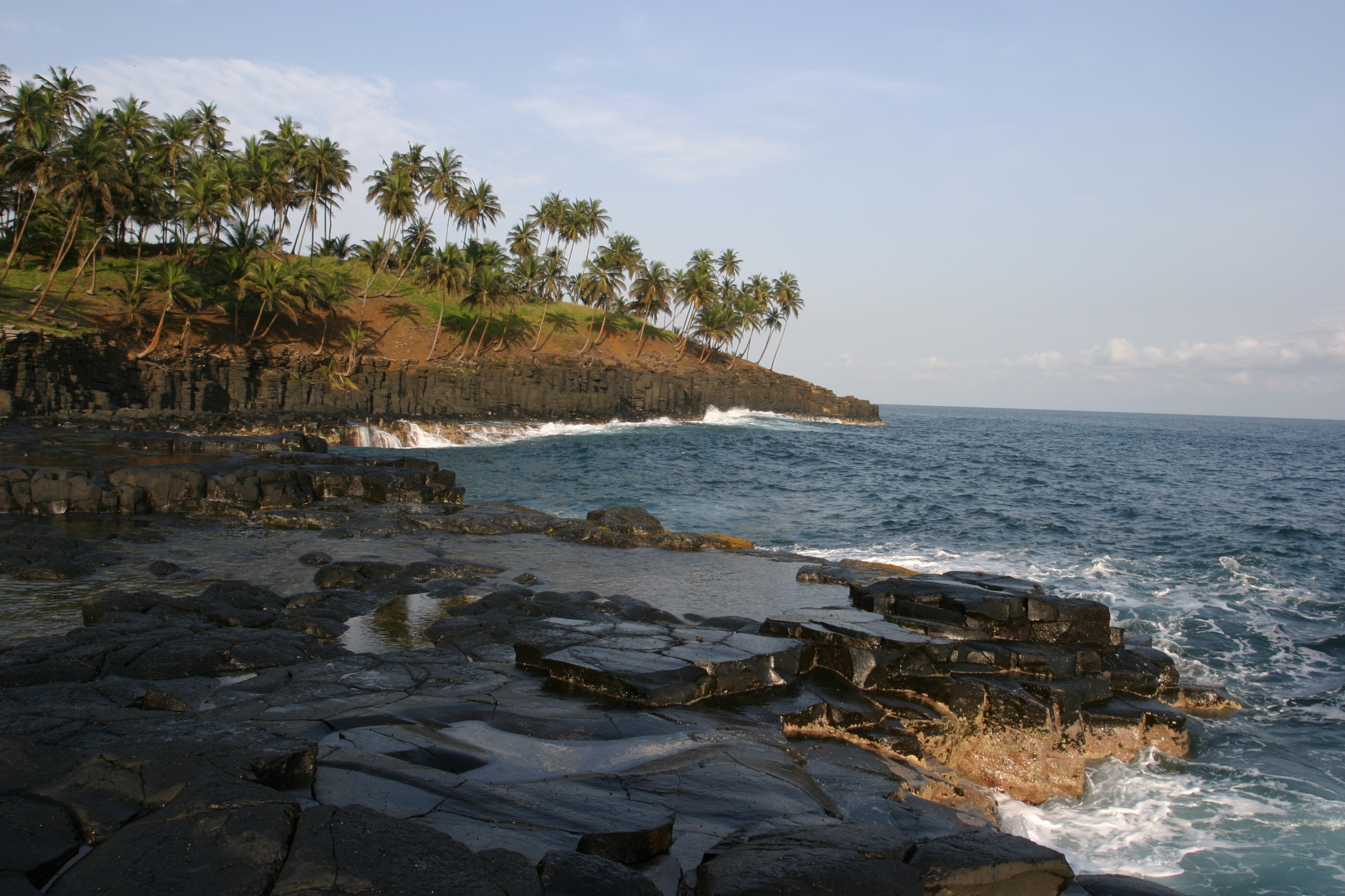 Lava Coastline of Sao Tome