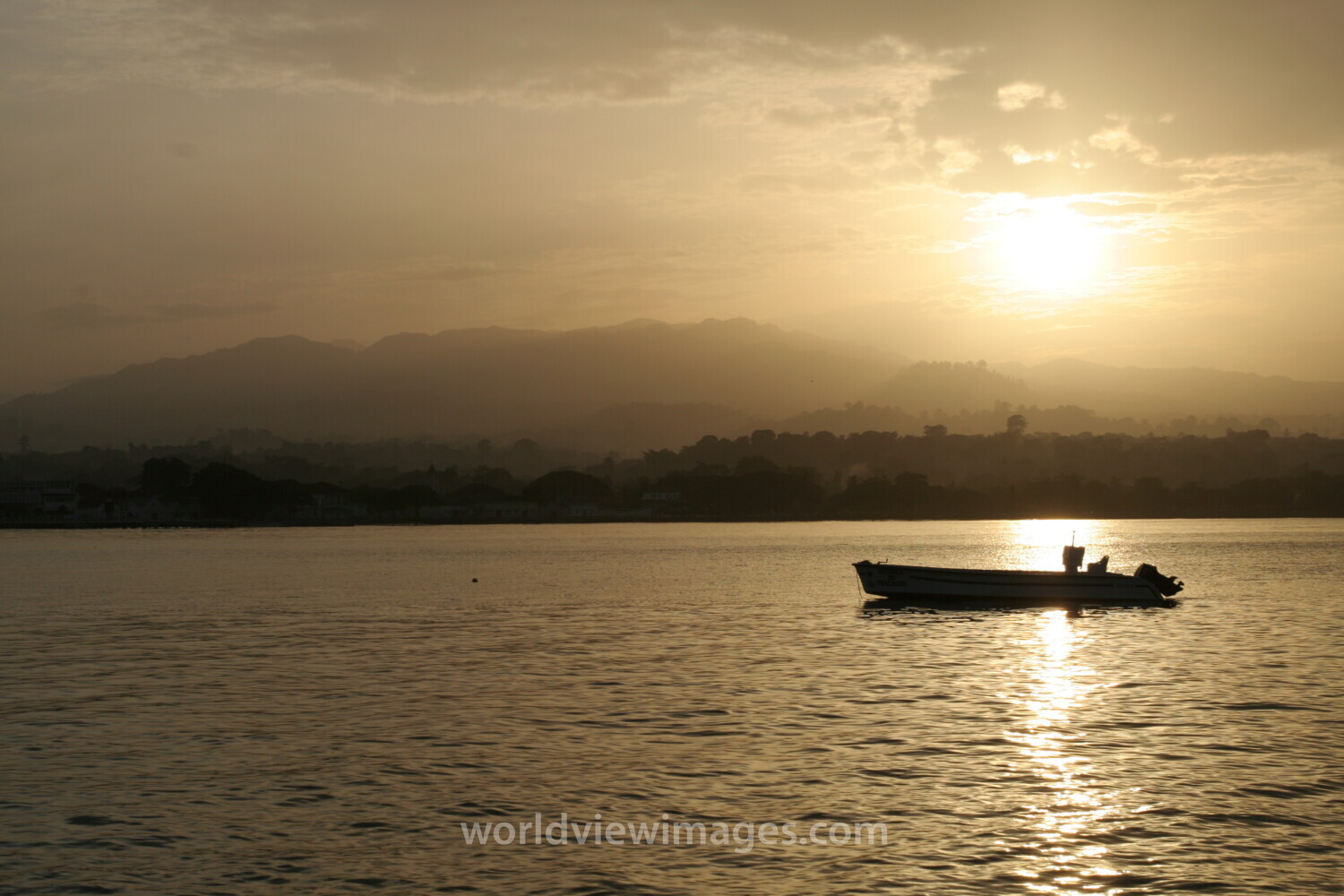 Sunset in Sao Tome