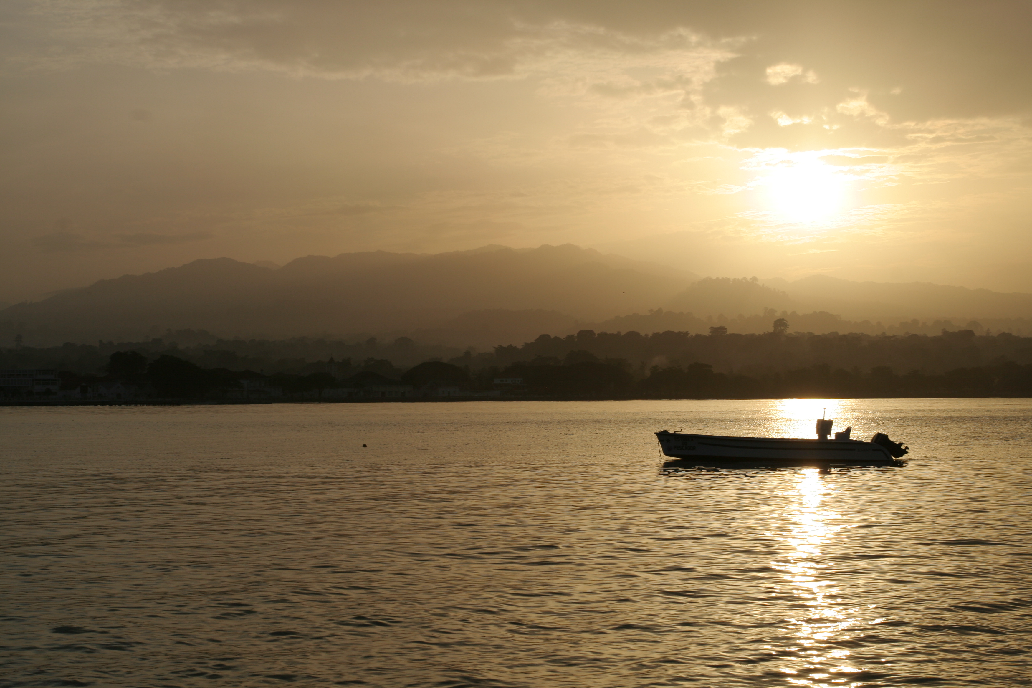 Sunset in Sao Tome