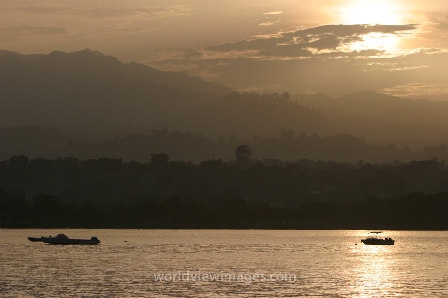 Sunset in Sao Tome