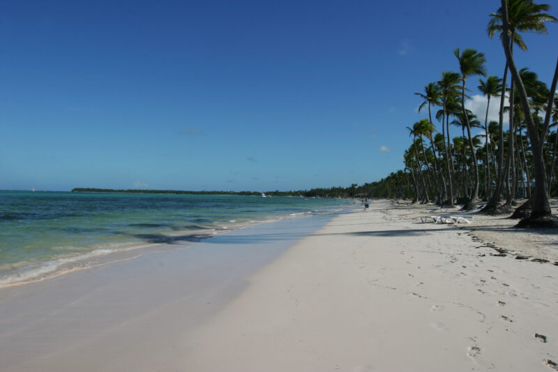 Ocean Views — Beautifuk white sandy beaches of Bavaro in the Dominican Republic — Dominican Republic, Caribbean