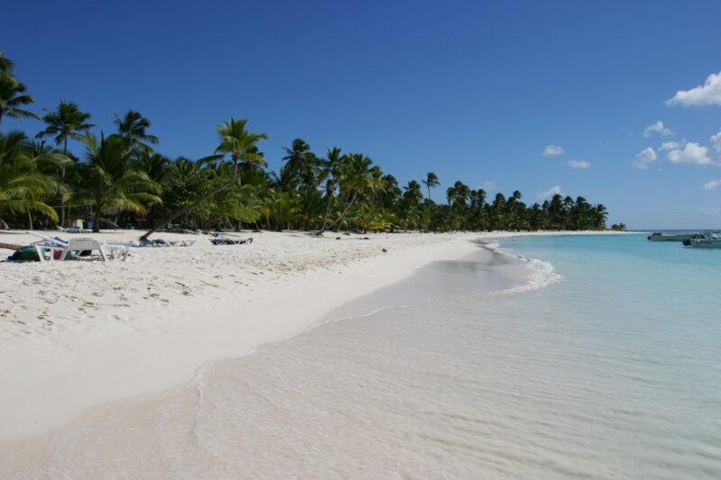 Ocean Views — Beautifuk white sandy beaches of Bavaro in the Dominican Republic — Dominican Republic, Caribbean
