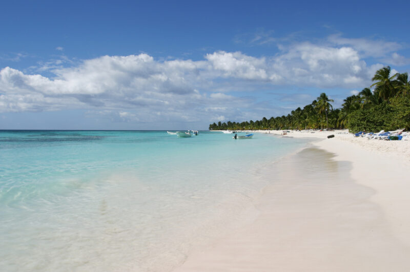 Ocean Views — Beautifuk white sandy beaches of Bavaro in the Dominican Republic — Dominican Republic, Caribbean