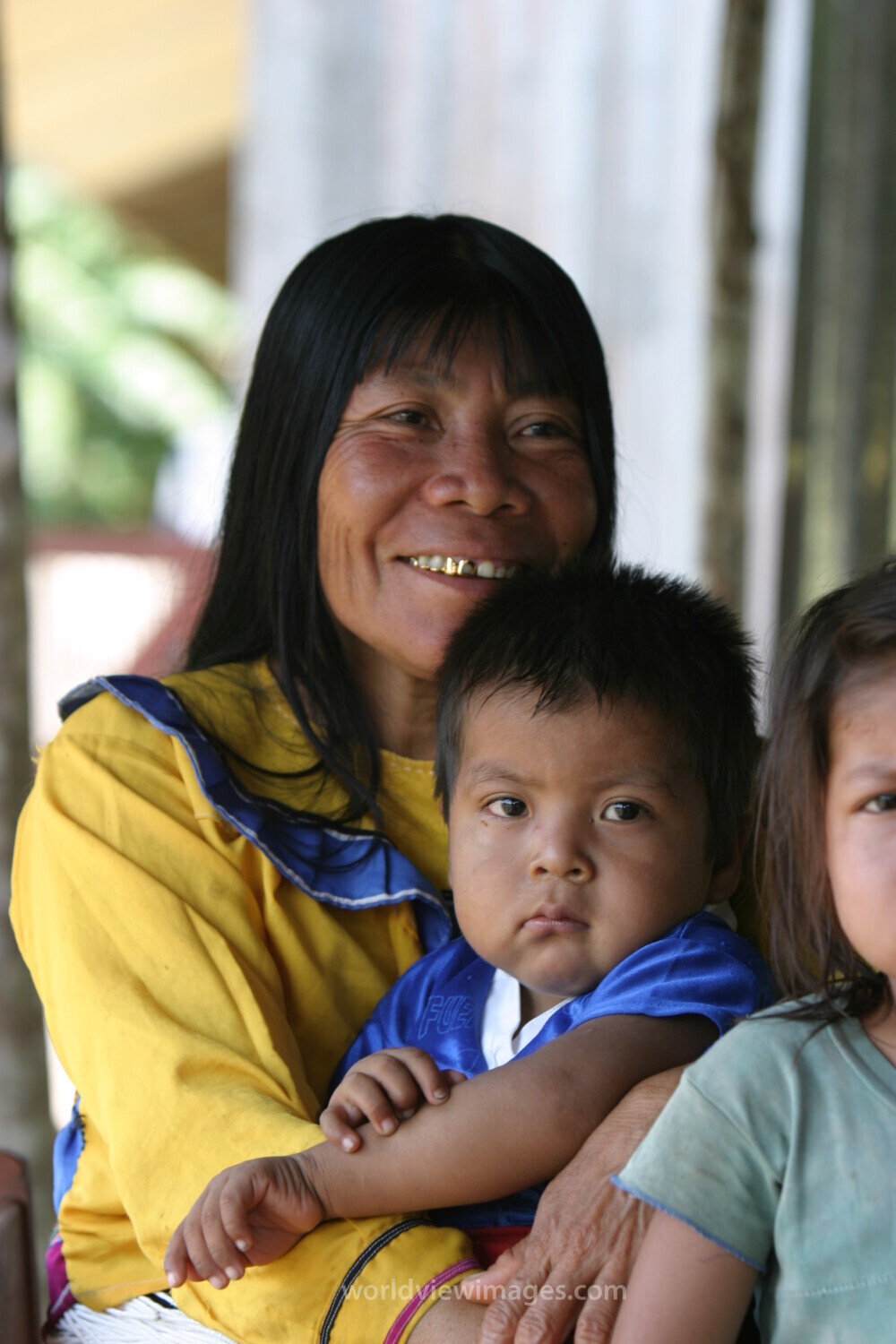 Mother and Baby in Peru