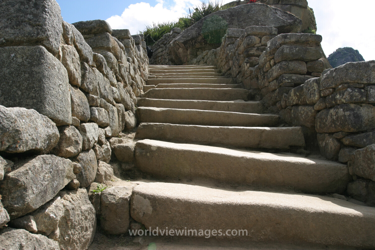 Stairs from Old Inca site in Paru
