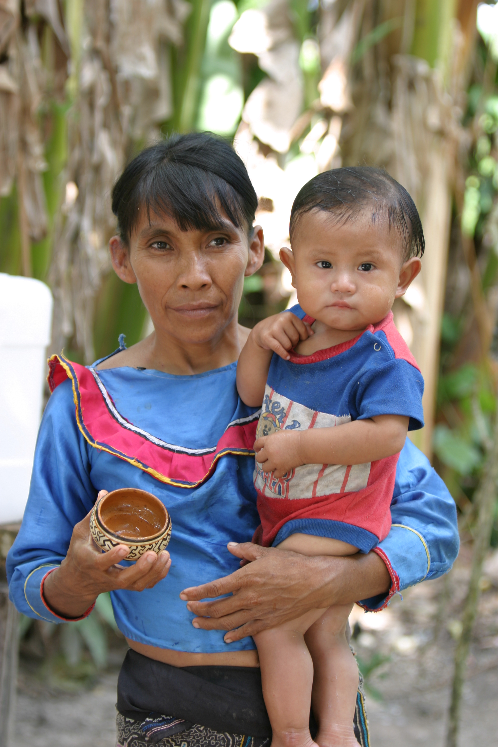 Mother and Baby in Peru