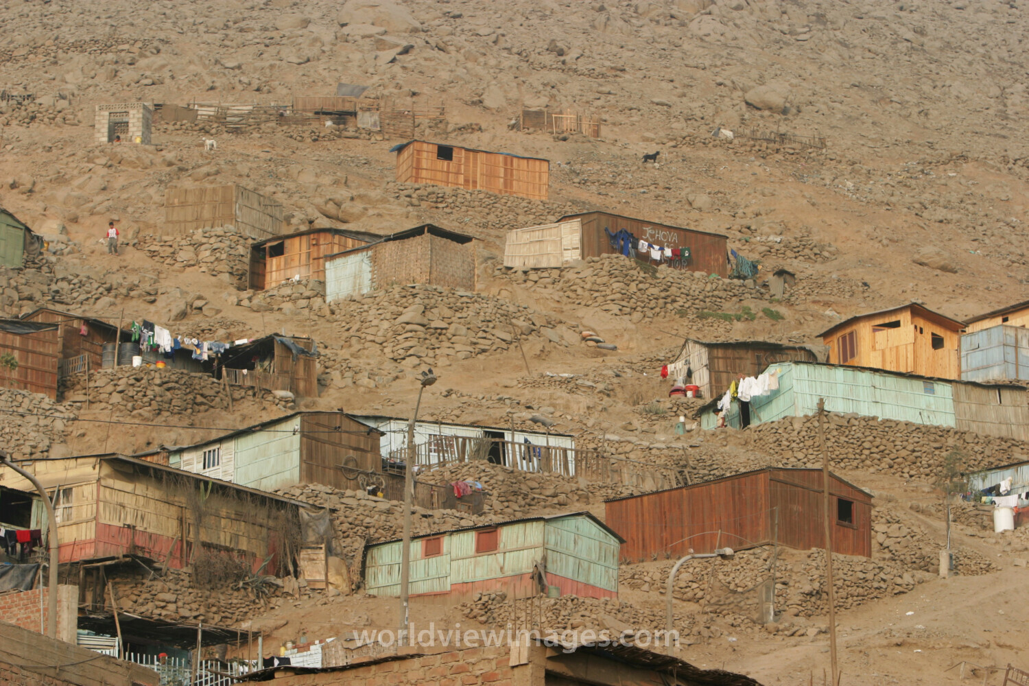 Shantitown near Lima, Peru