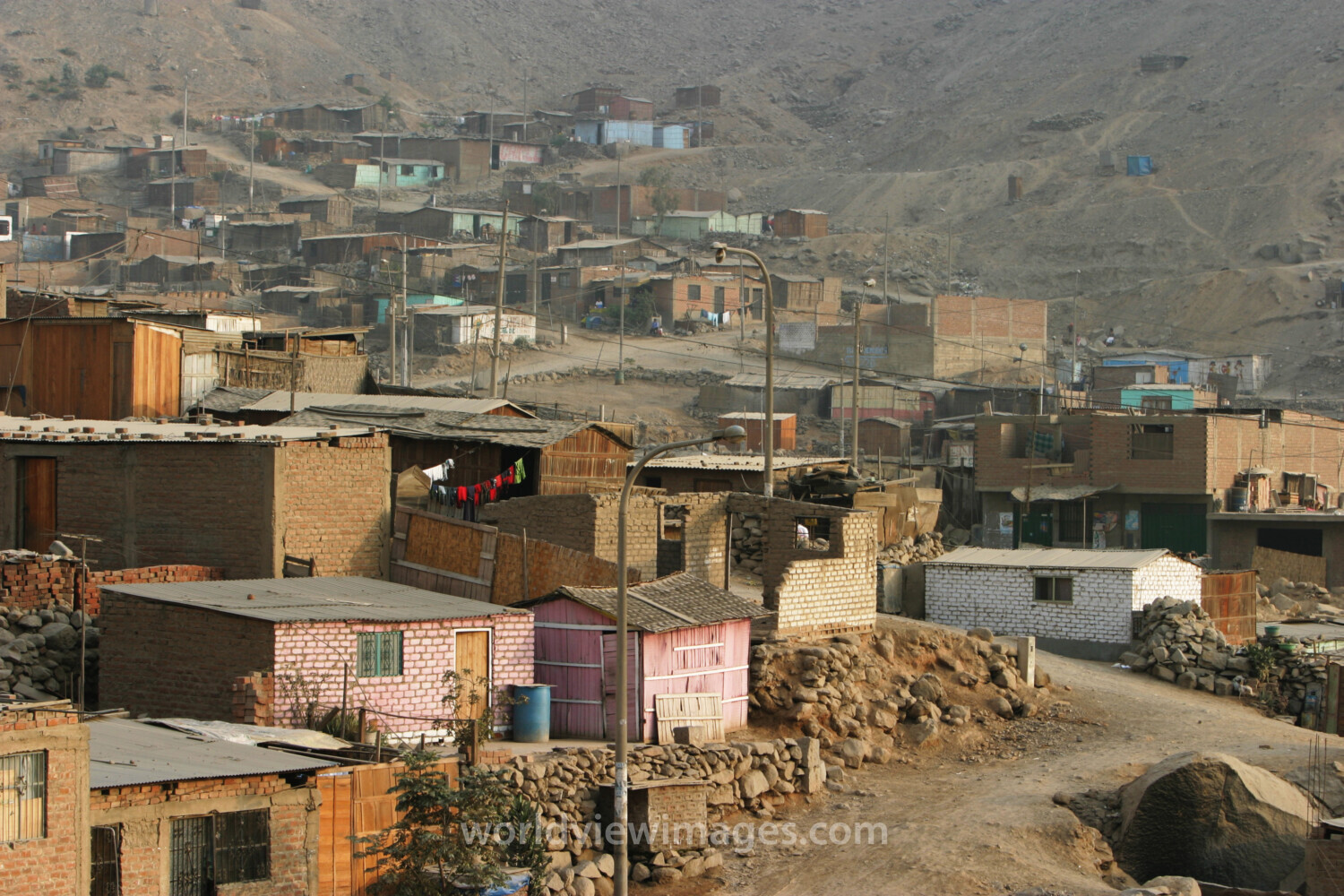 Shantitown near Lima, Peru