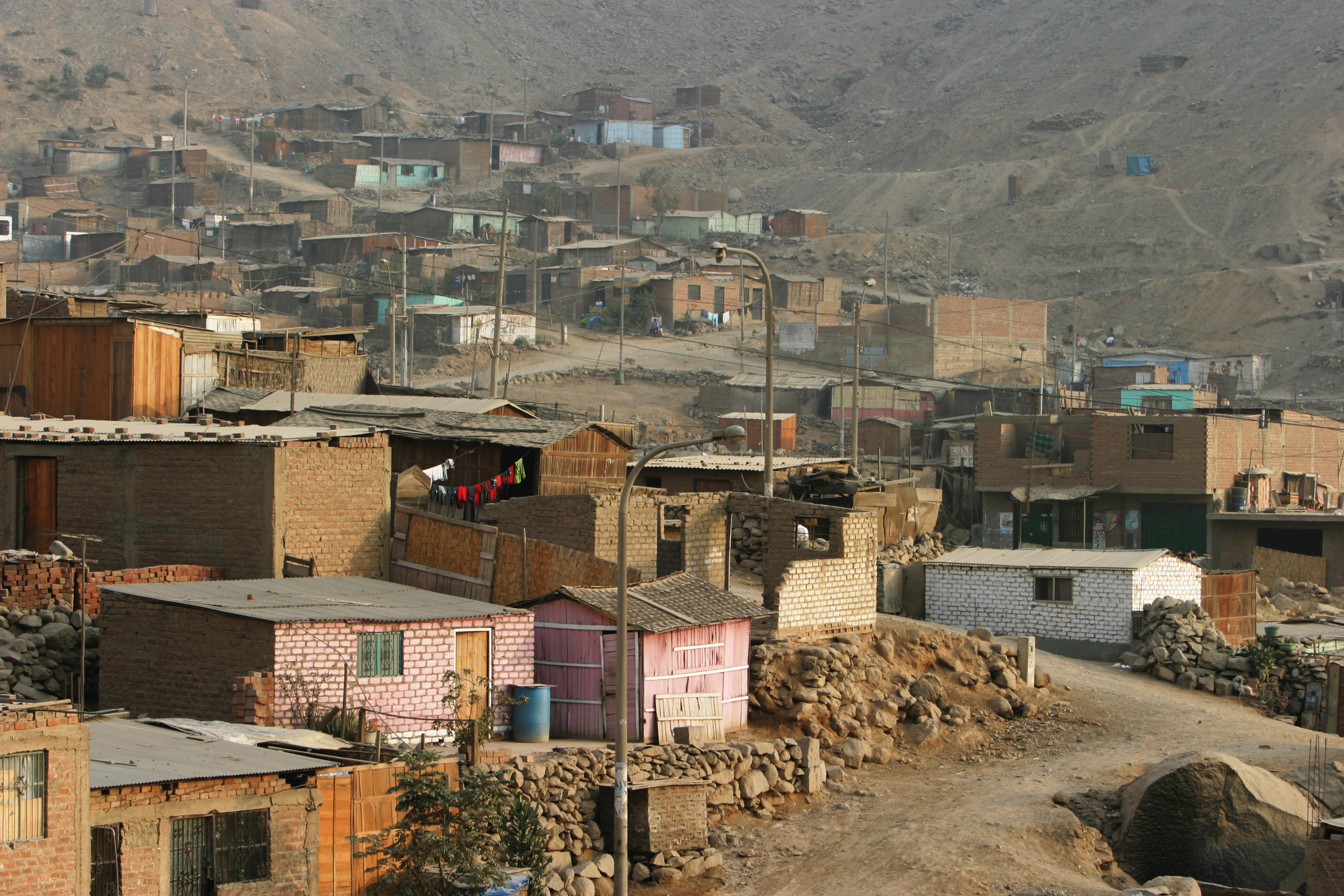 Shantitown near Lima, Peru