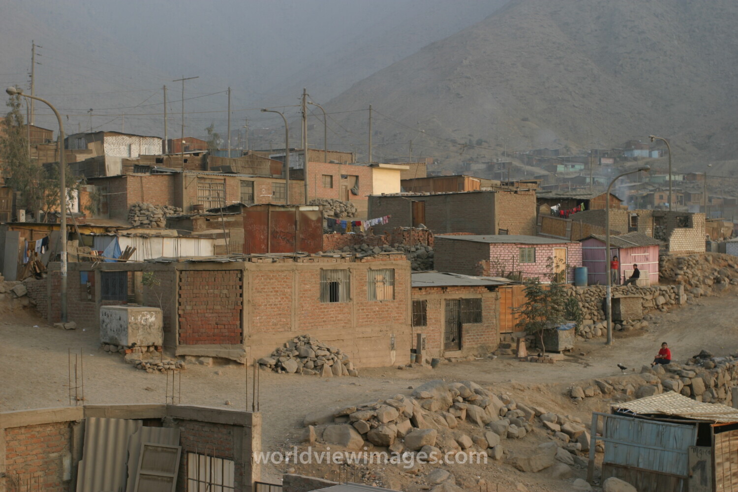 Shantitown near Lima, Peru