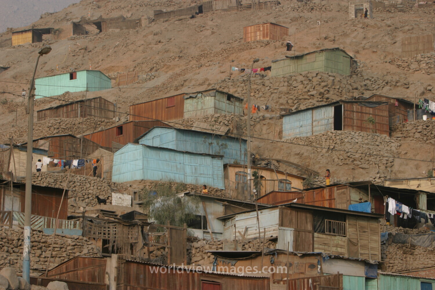 Shantitown near Lima, Peru