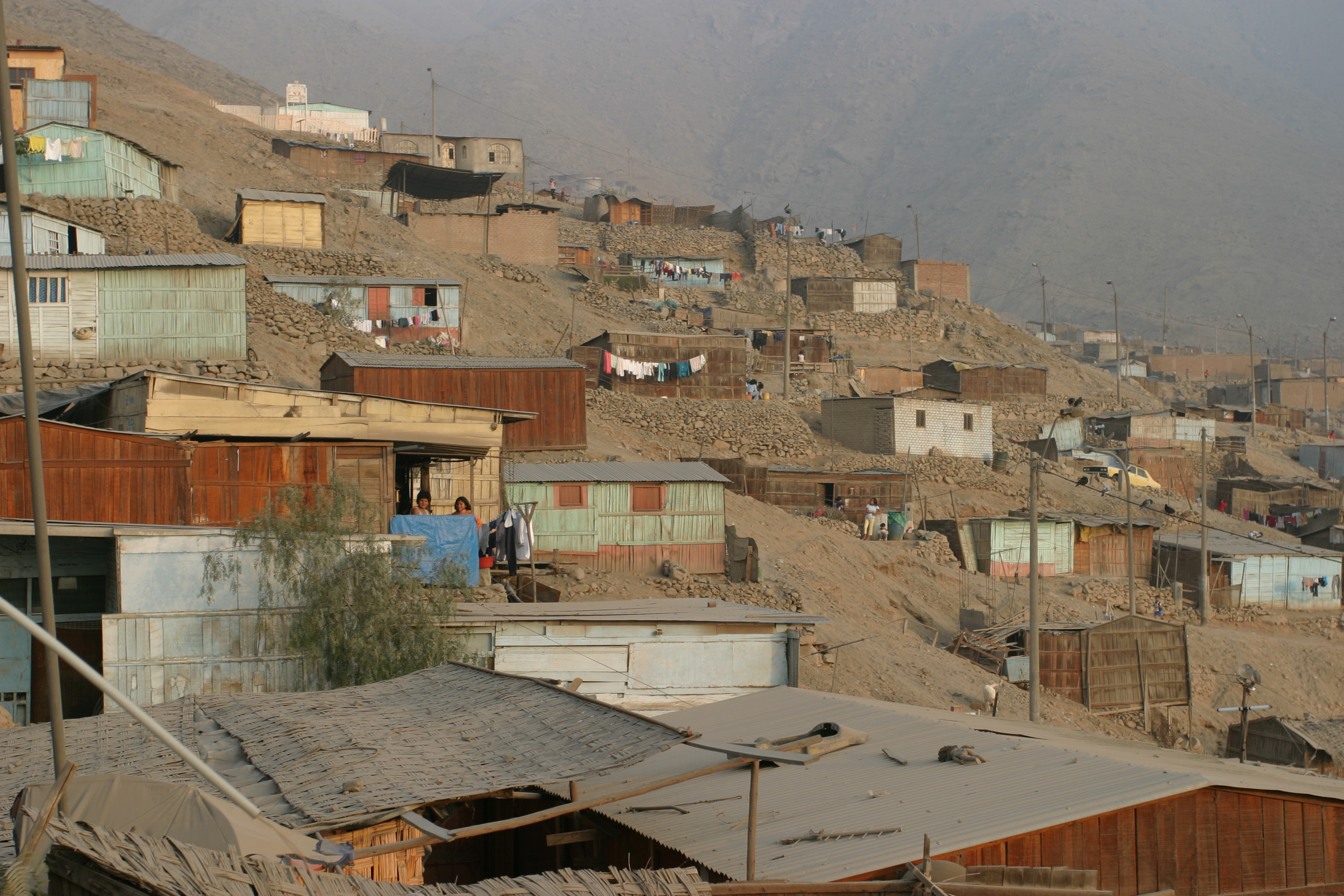 Shantitown near Lima, Peru