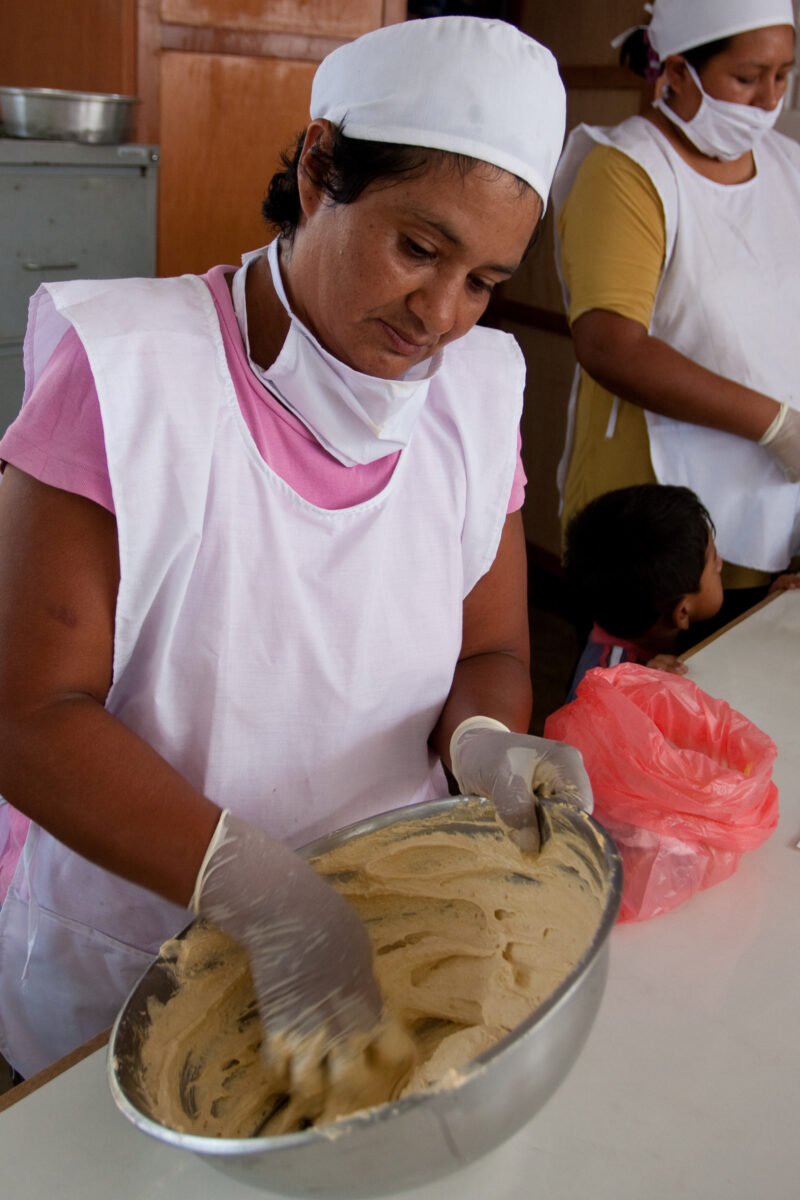 Learning to Bake — Women living in a poor community on the outskirts of Lima, learn how to make baked goods, as a way to generate income for their families, ...