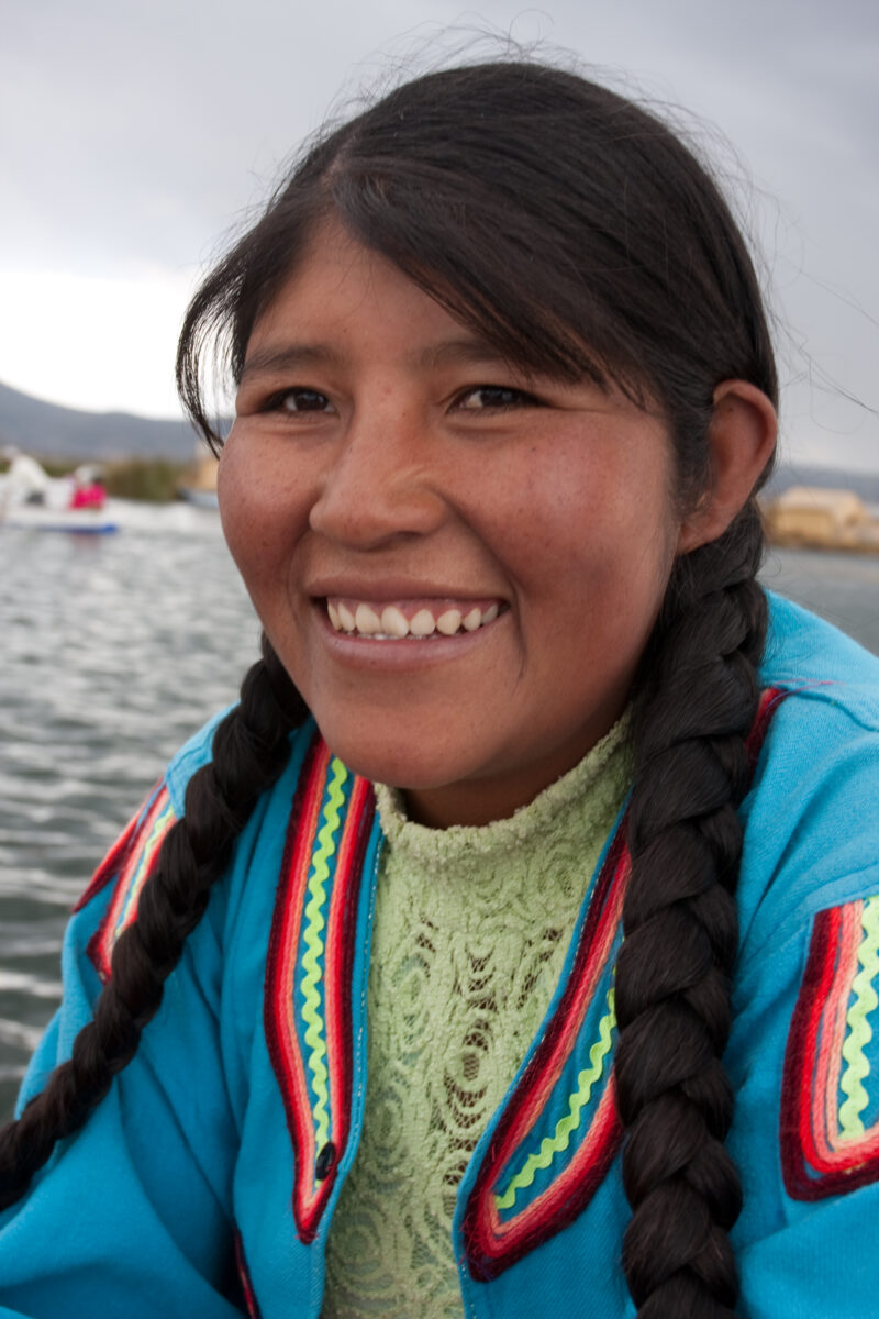 Uro People of Lake Titicaca — Stock images of the life of the Uro people group, living on the floating reed islands of Lake Titicaca, near Puno, Peru — Peru,...