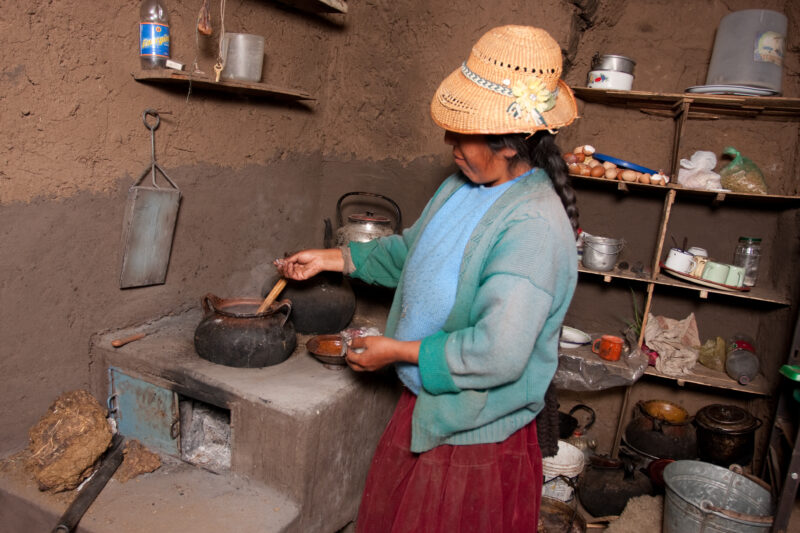 Smokeless Kitchen — Peru, Puno, stove, stoves, kitchen