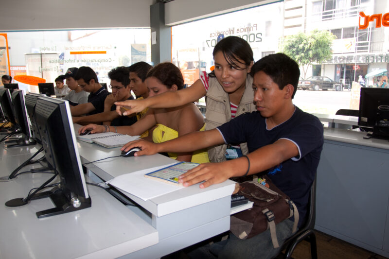 Learning Computer Skills — Young people in Peru, once abandoned and on the street or in government shelters, are given new hope as thay work with ADRA Peru o...