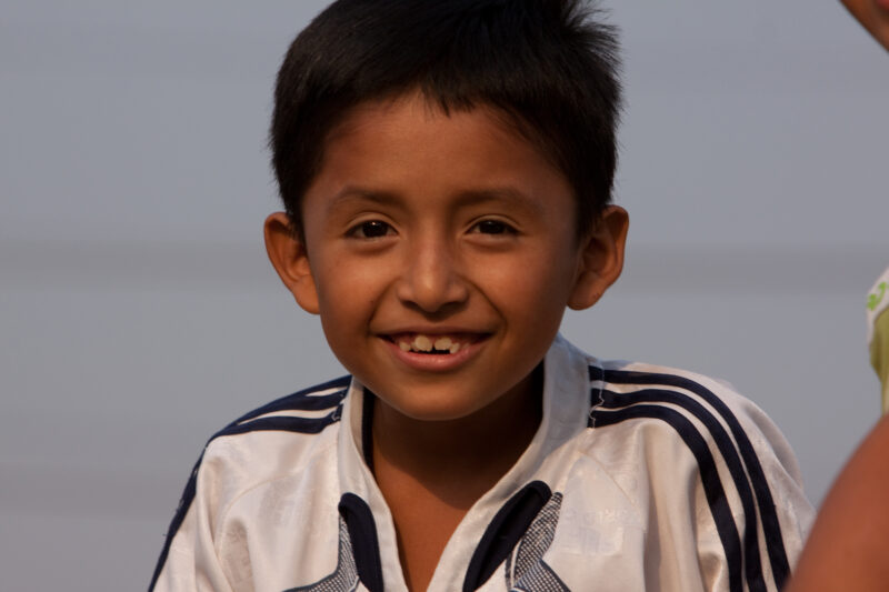 Faces of Children in Peru