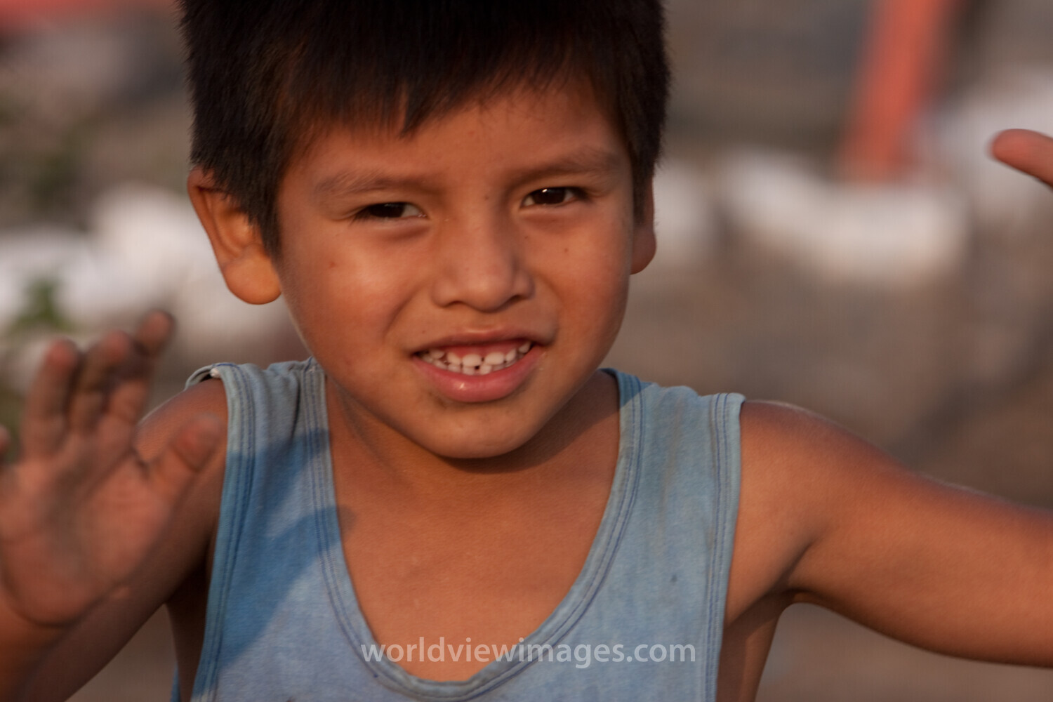 Faces of Children in Peru