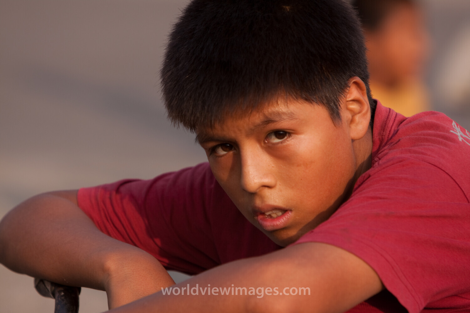 Faces of Children in Peru