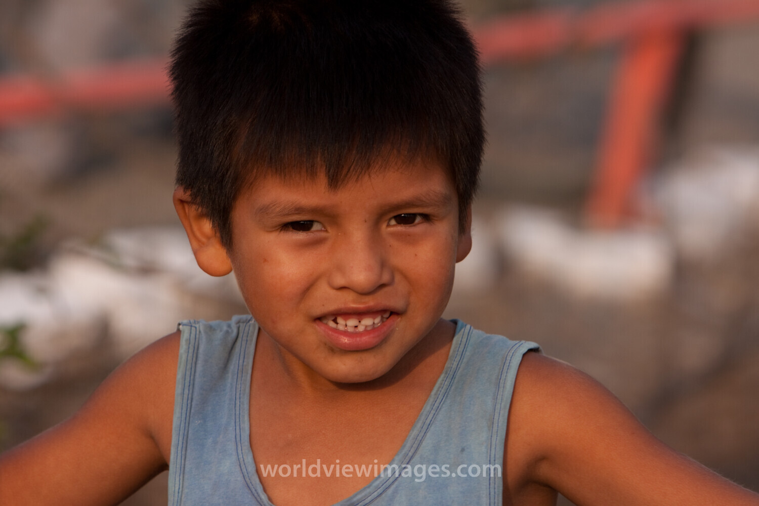 Faces of Children in Peru