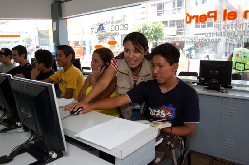 Learning Computer Skills — Young people in Peru, once abandoned and on the street or in government shelters, are given new hope as thay work with ADRA Peru o...