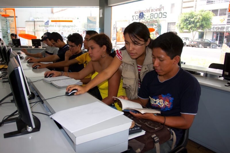 Learning Computer Skills — Young people in Peru, once abandoned and on the street or in government shelters, are given new hope as thay work with ADRA Peru o...
