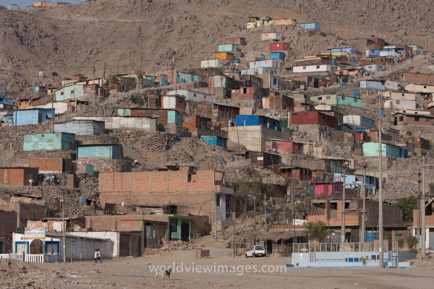 Shantitown near Lima, Peru
