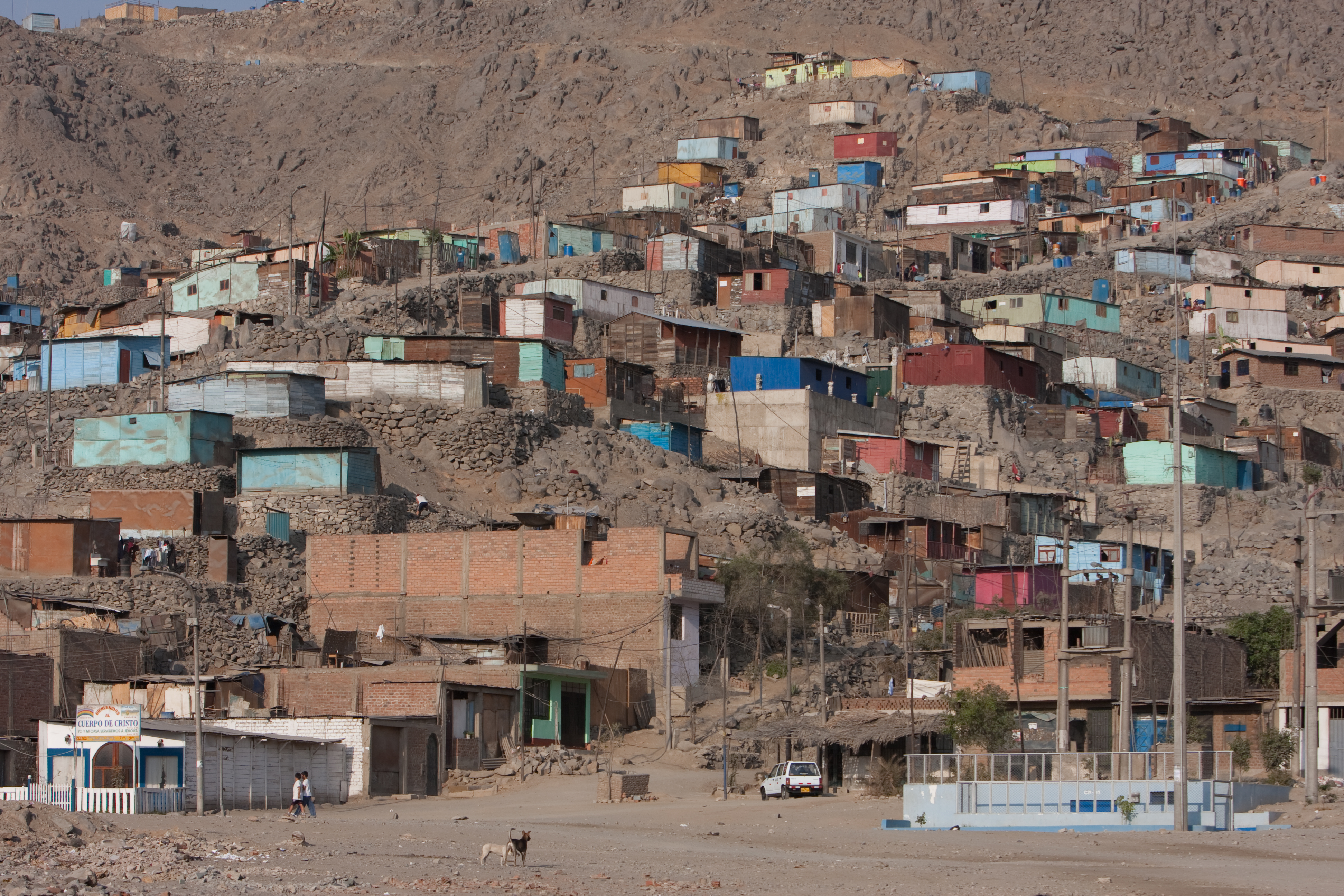 Shantitown near Lima, Peru