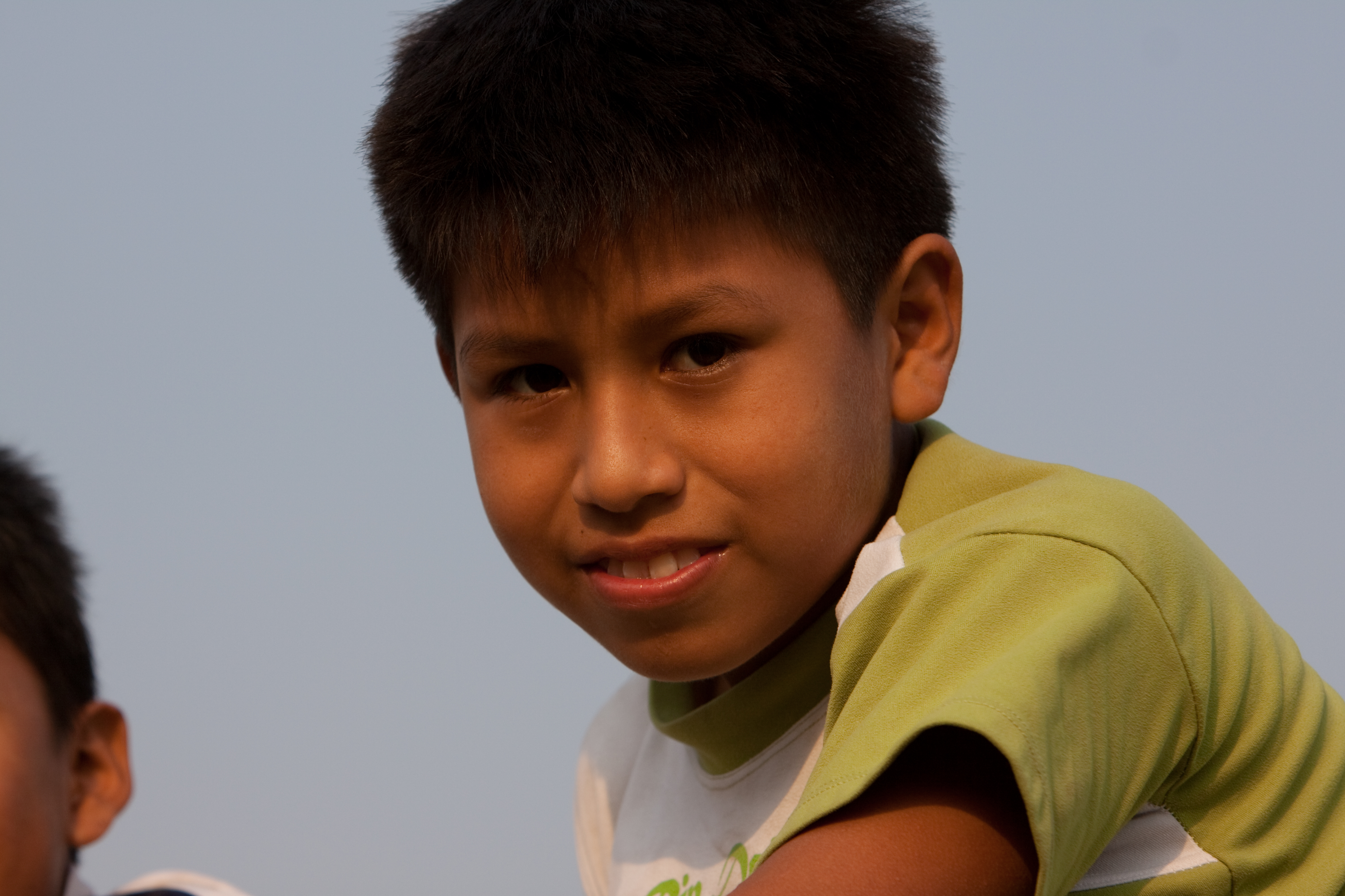 Faces of Children in Peru