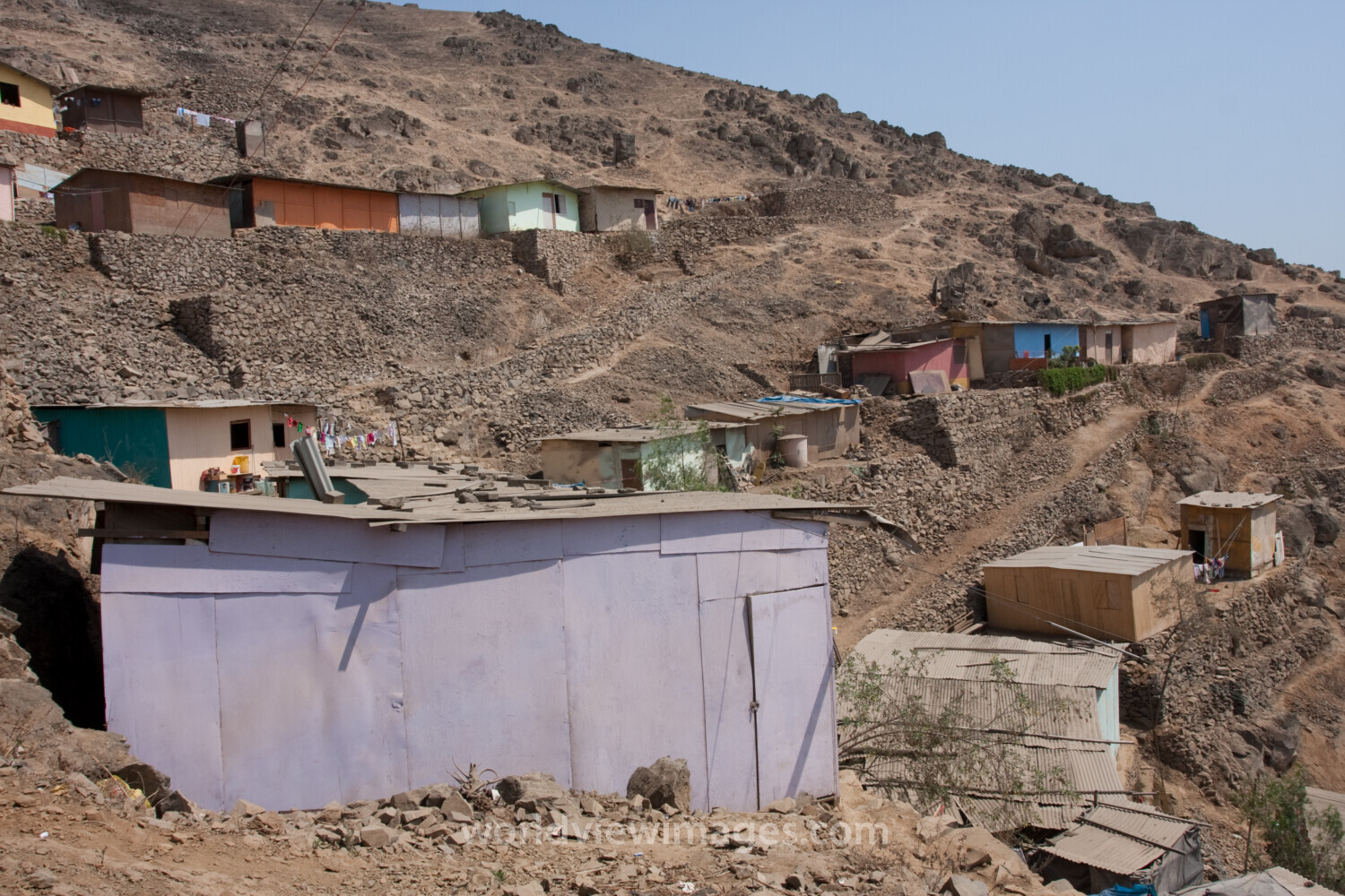 Shantitown near Lima, Peru