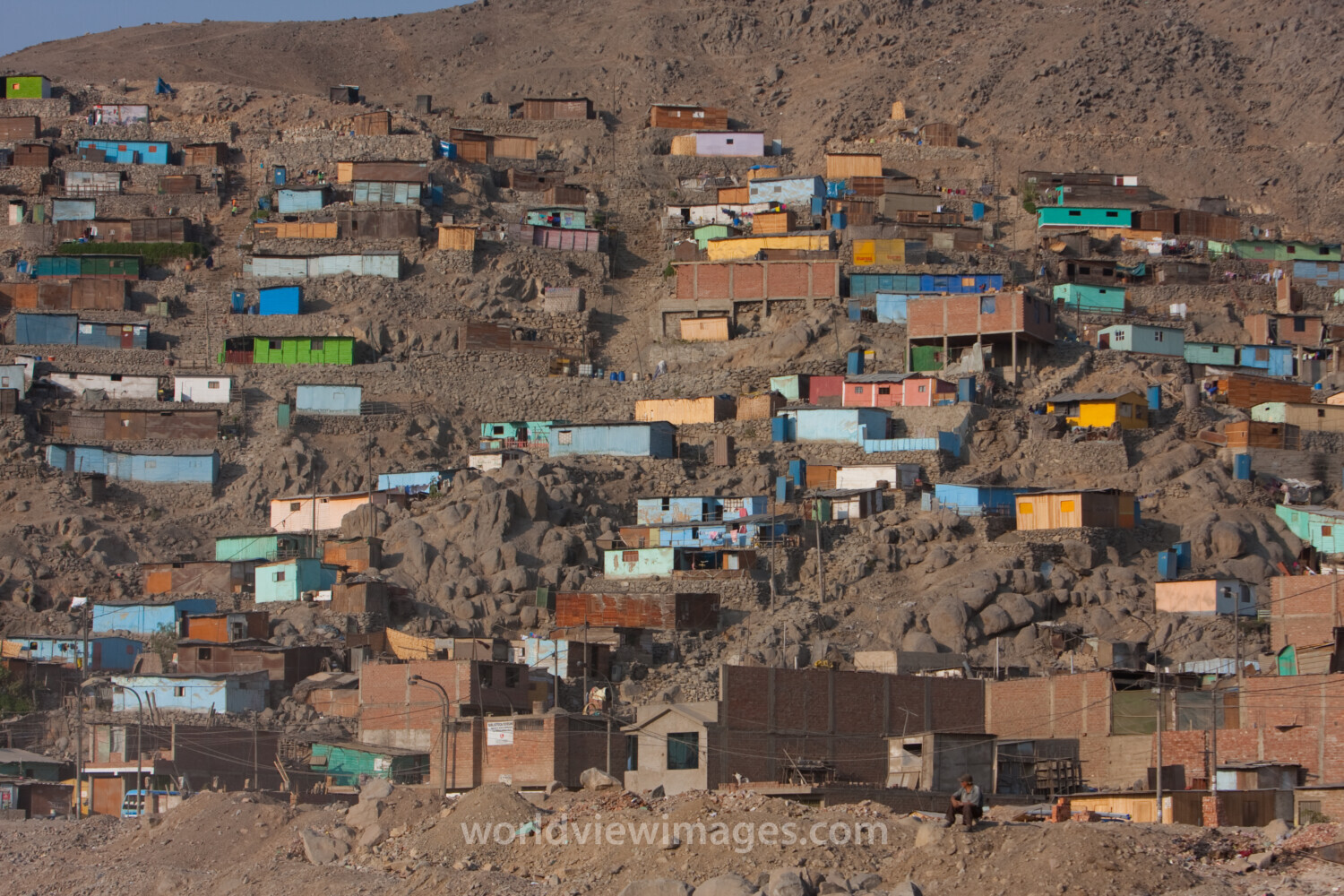 Shantitown near Lima, Peru
