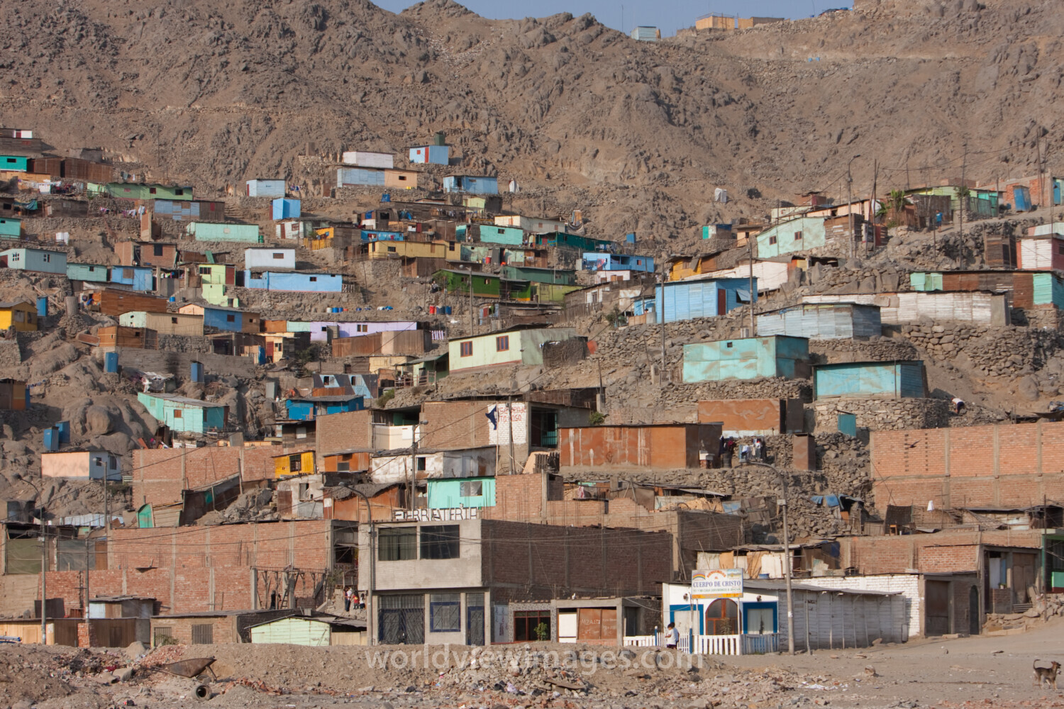 Shantitown near Lima, Peru