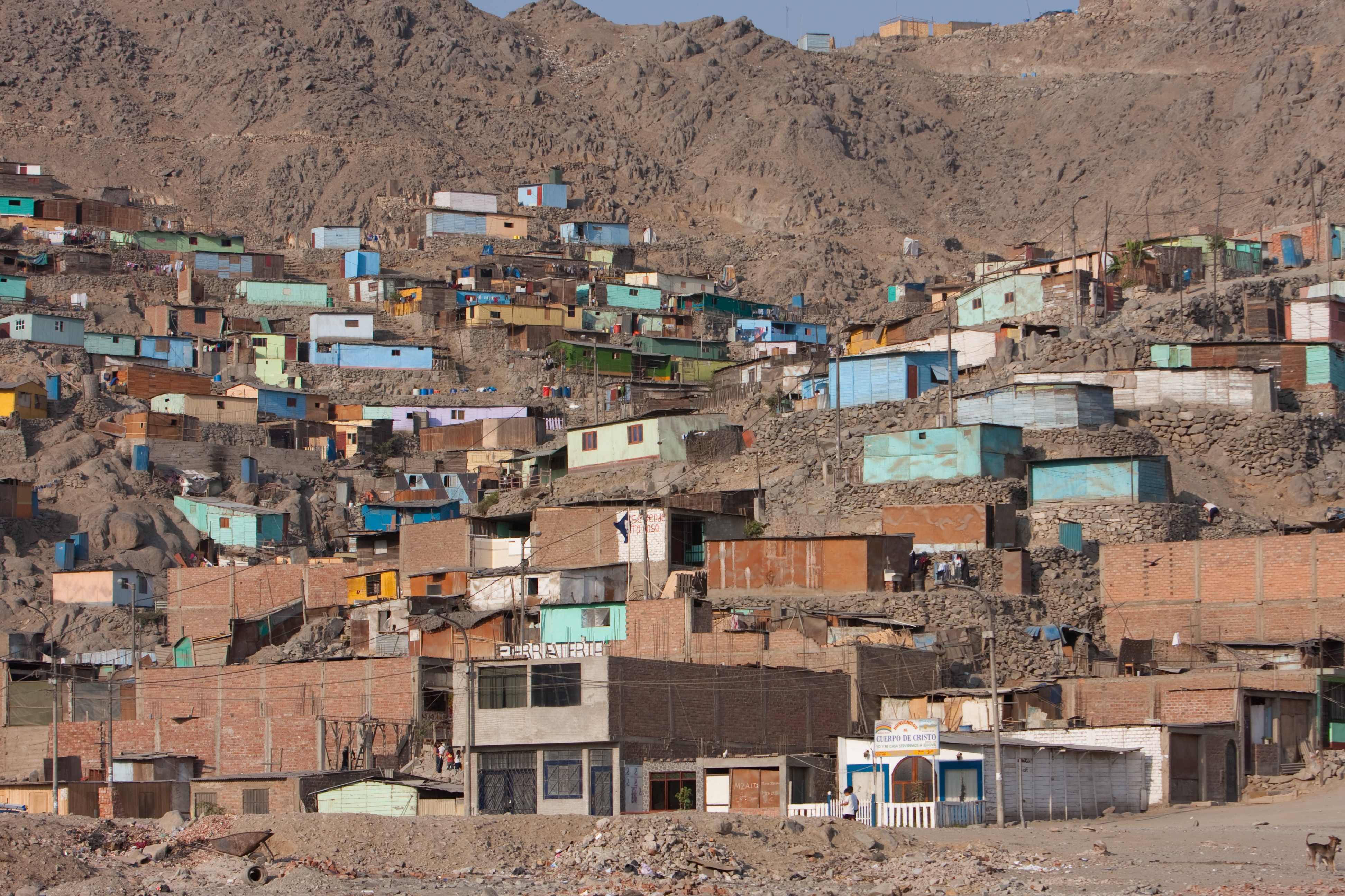 Shantitown near Lima, Peru