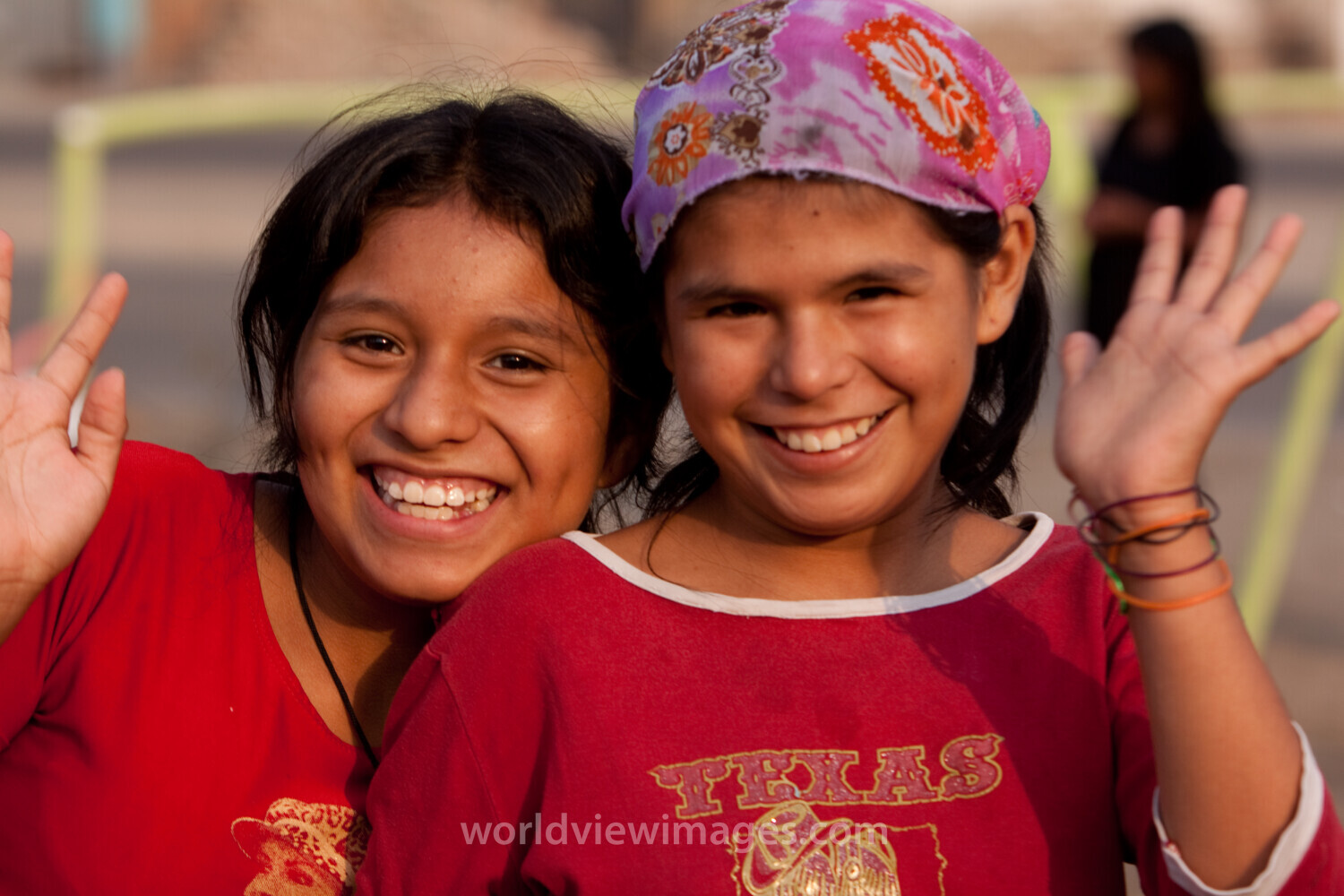 Faces of Children in Peru