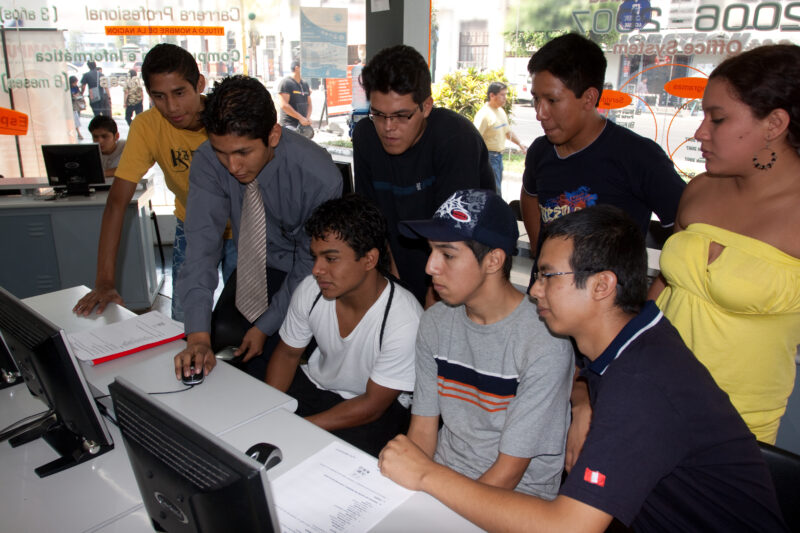 Learning Computer Skills — Young people in Peru, once abandoned and on the street or in government shelters, are given new hope as thay work with ADRA Peru o...