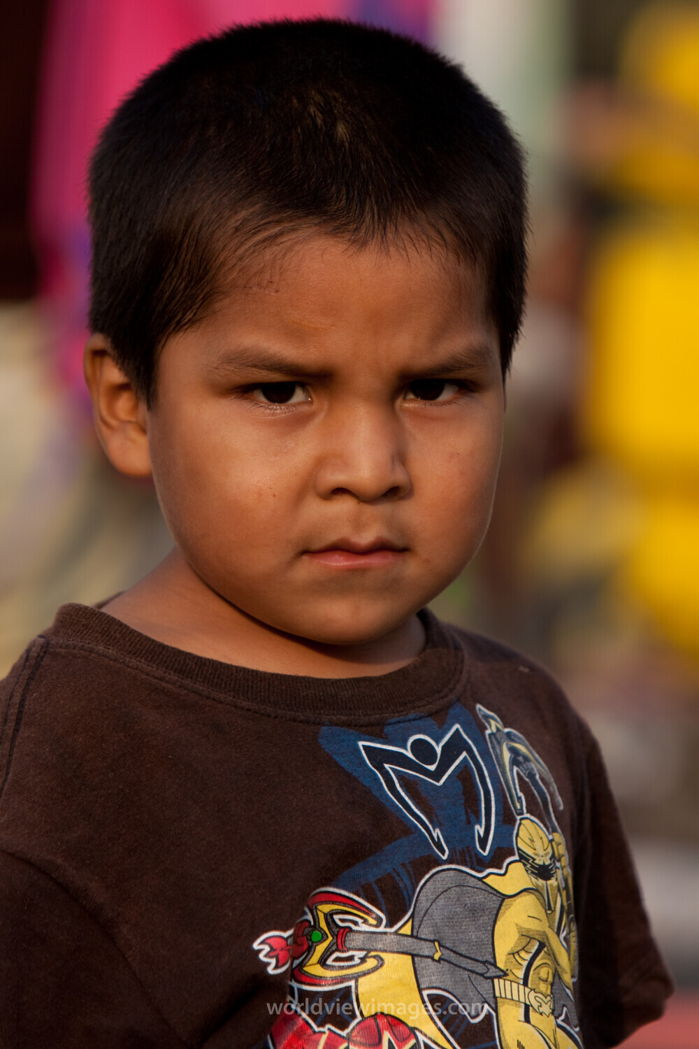 Faces of Children in Peru