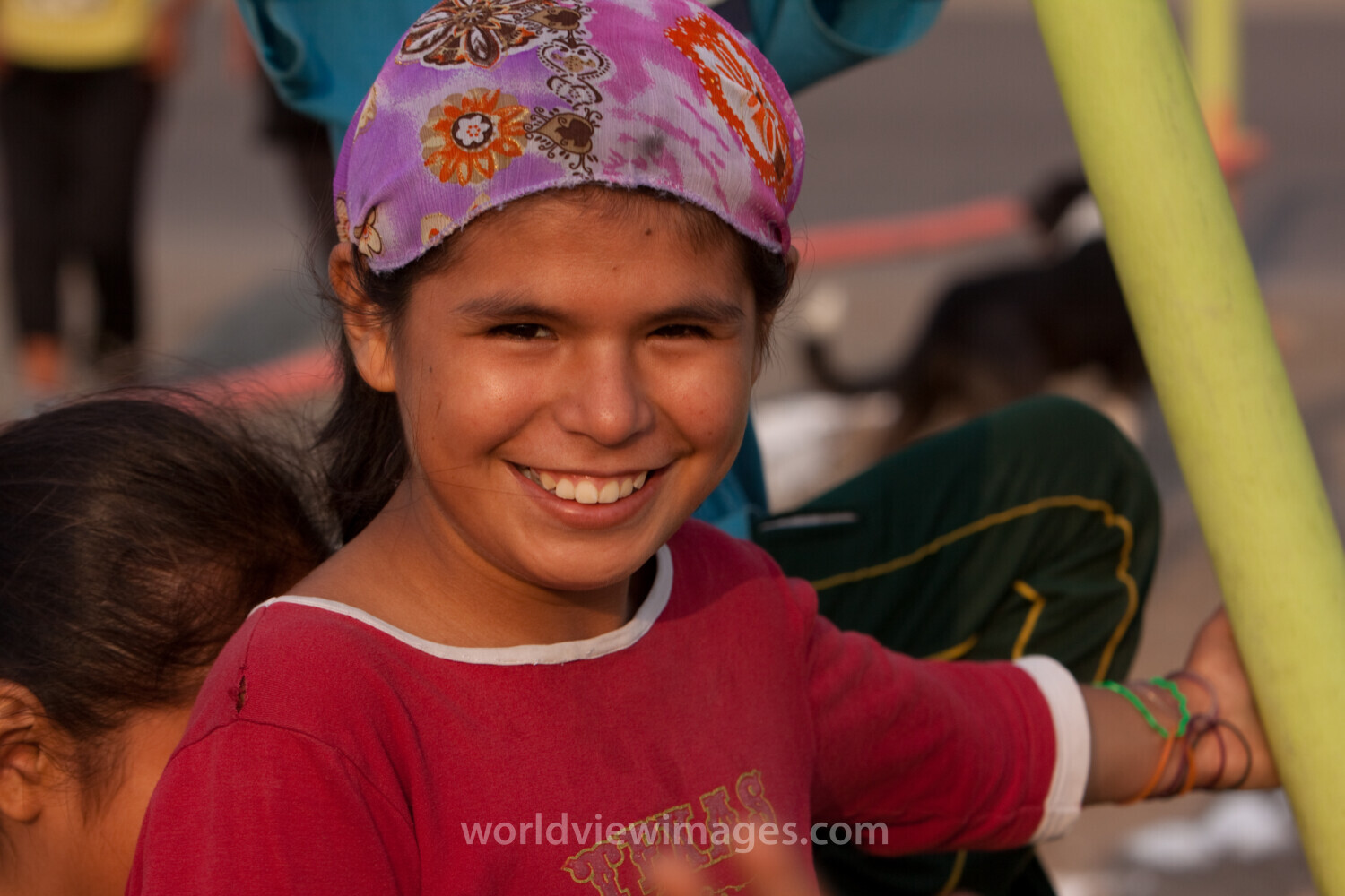 Faces of Children in Peru