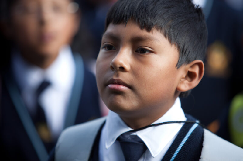 Going to School — Children attend a Seventh-day Adventist school in Puno, Peru — Peru, ADRA, students, education, school
