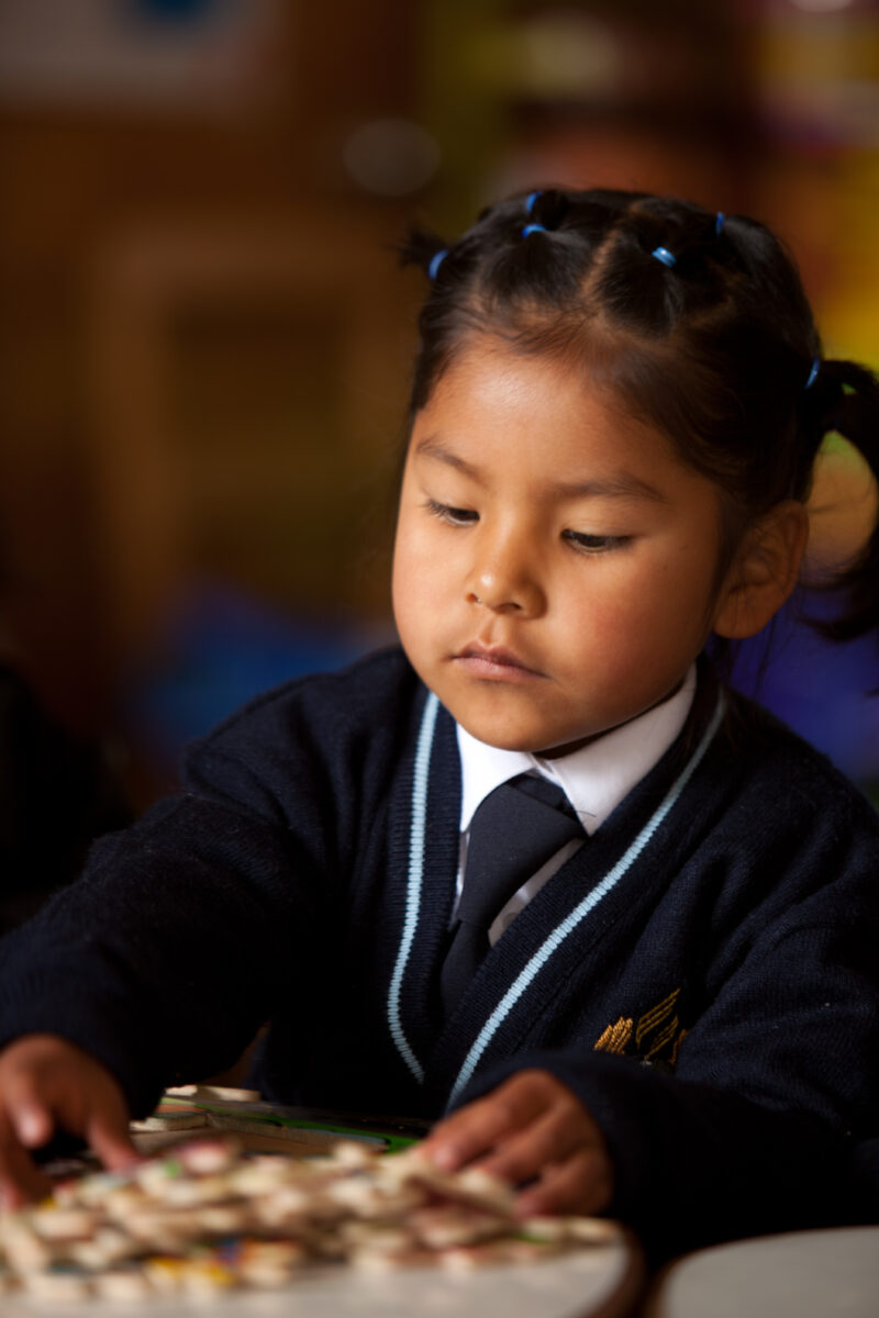 Going to School — Children attend a Seventh-day Adventist school in Puno, Peru — Peru, ADRA, students, education, school