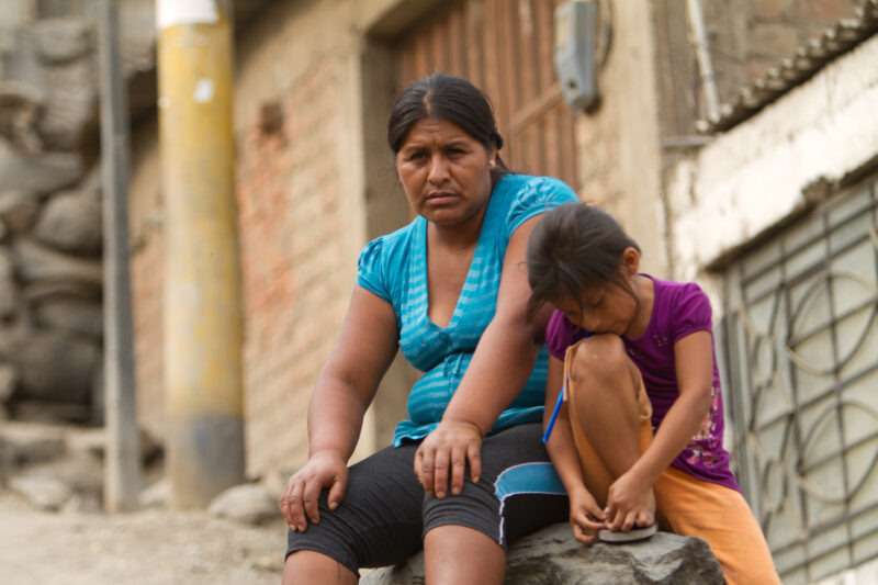 People in Poverty — Peru, ADRA, Lima, slums, shantytown