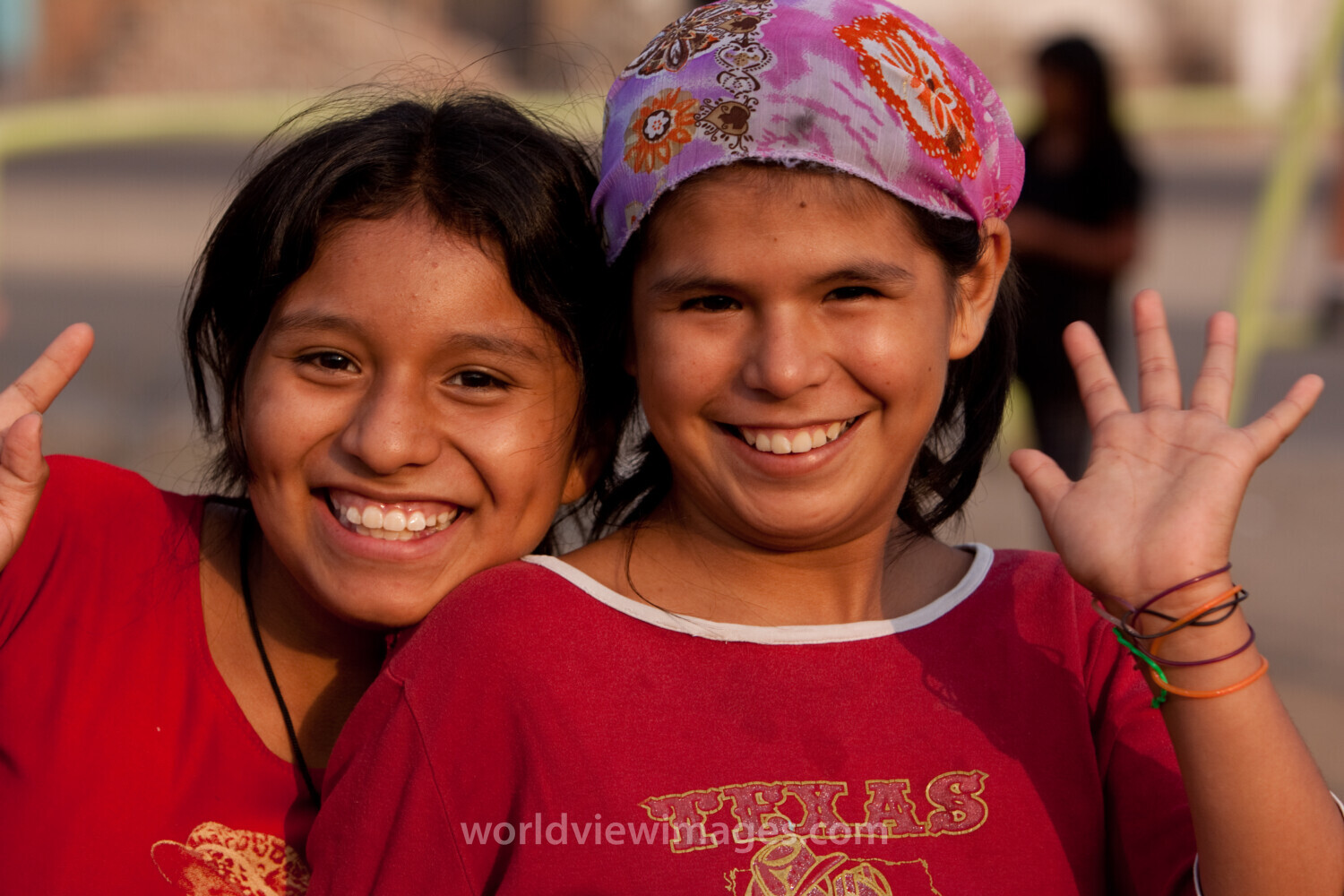 Faces of Children in Peru