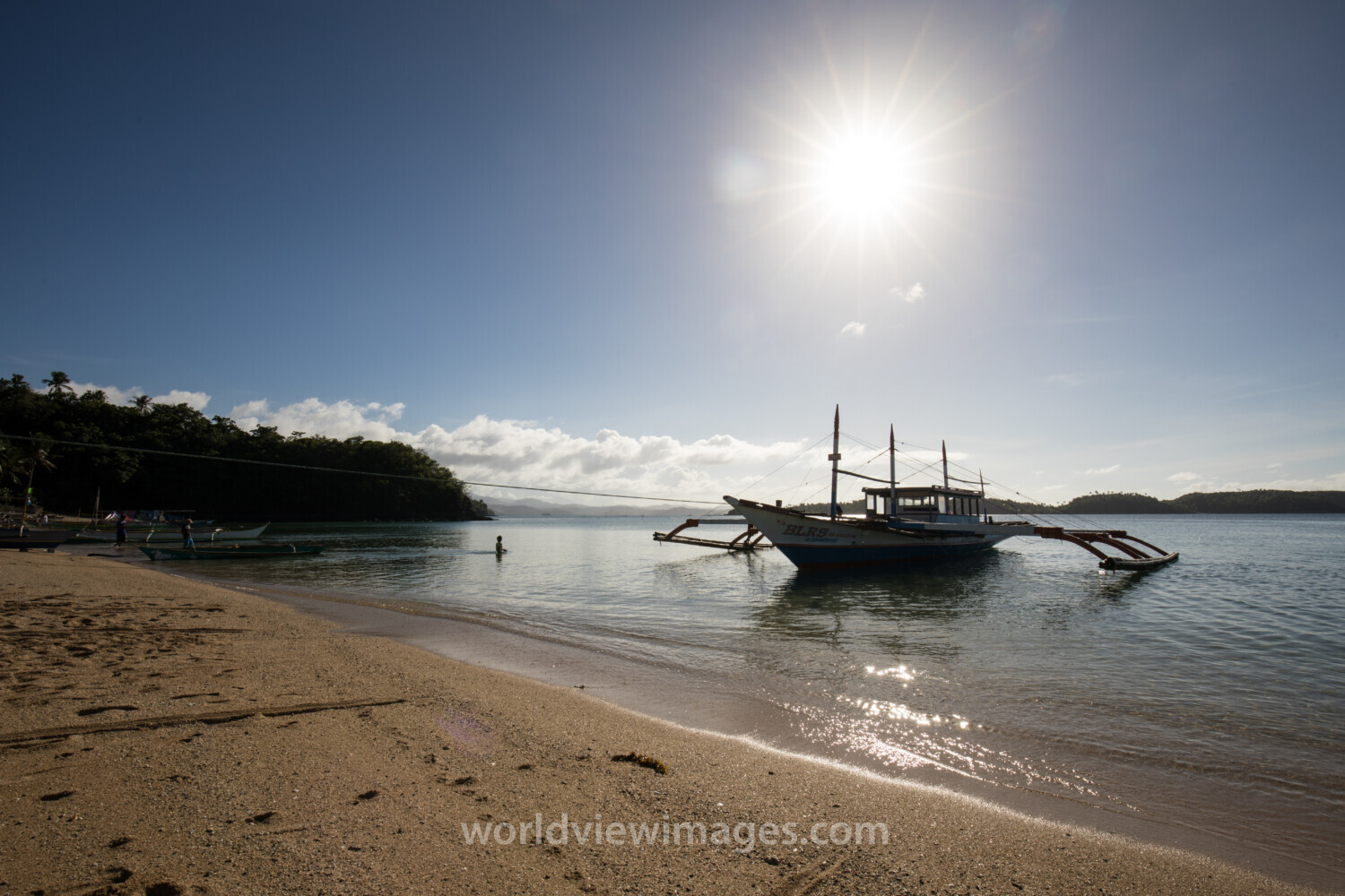 Fishing boats in the Philippines