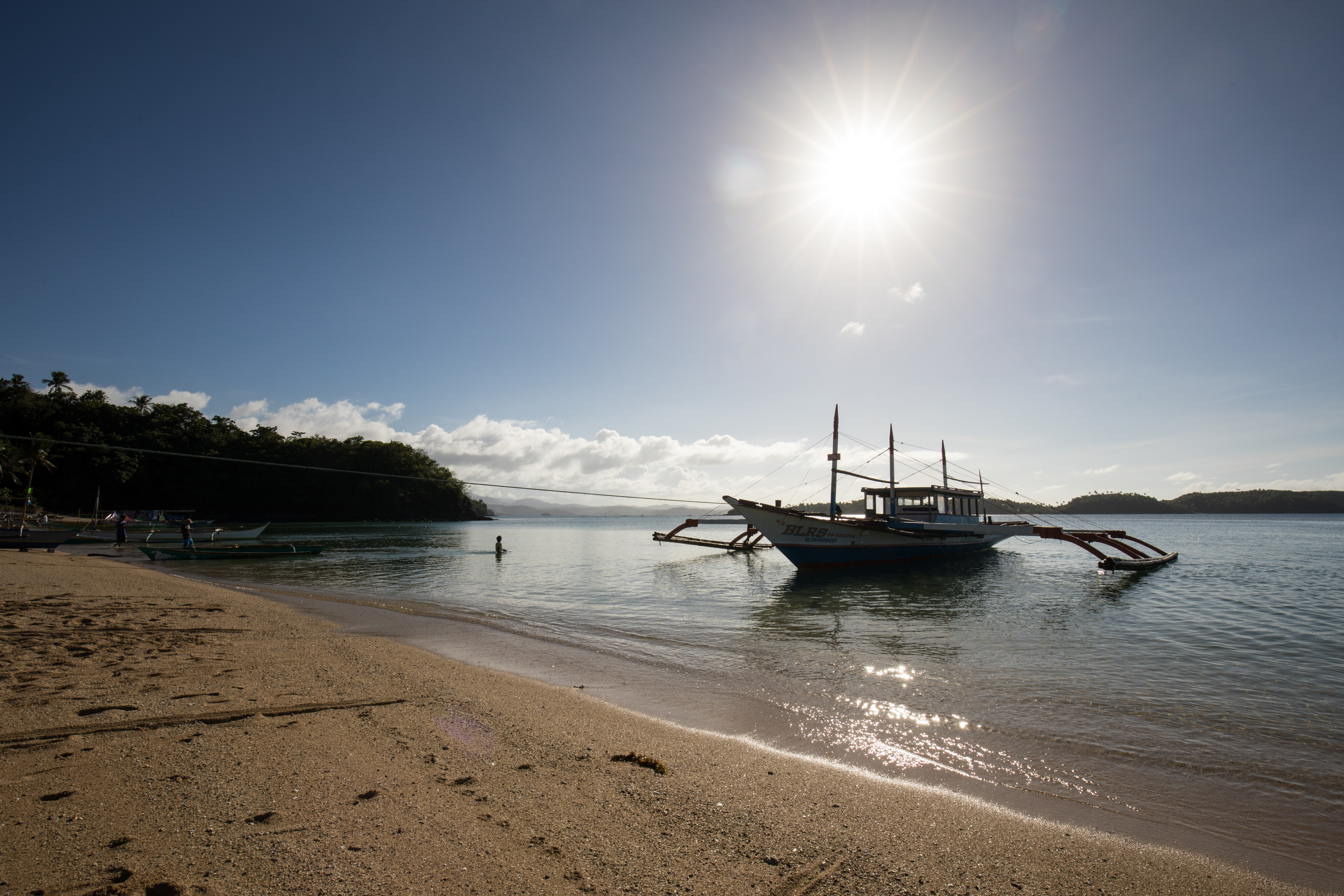 Fishing boats in the Philippines