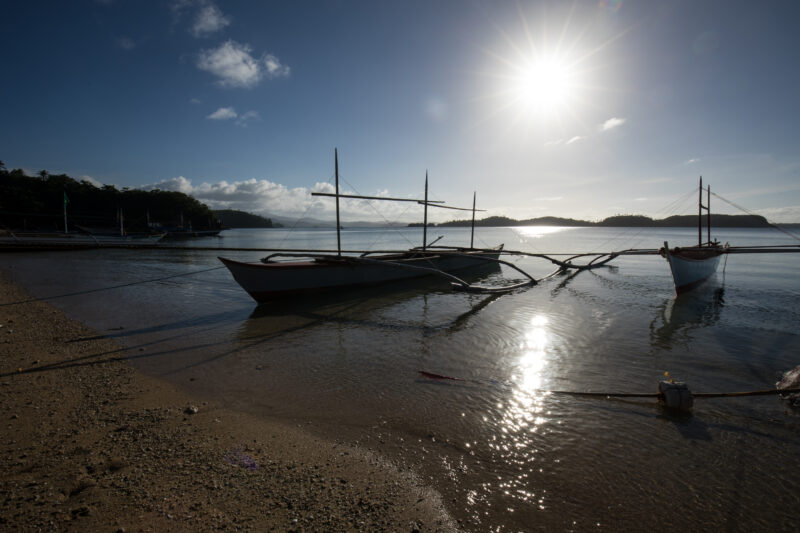Fishing boats in the Philippines — Philippines, Camarines Sur, Luzon, fishing, boat