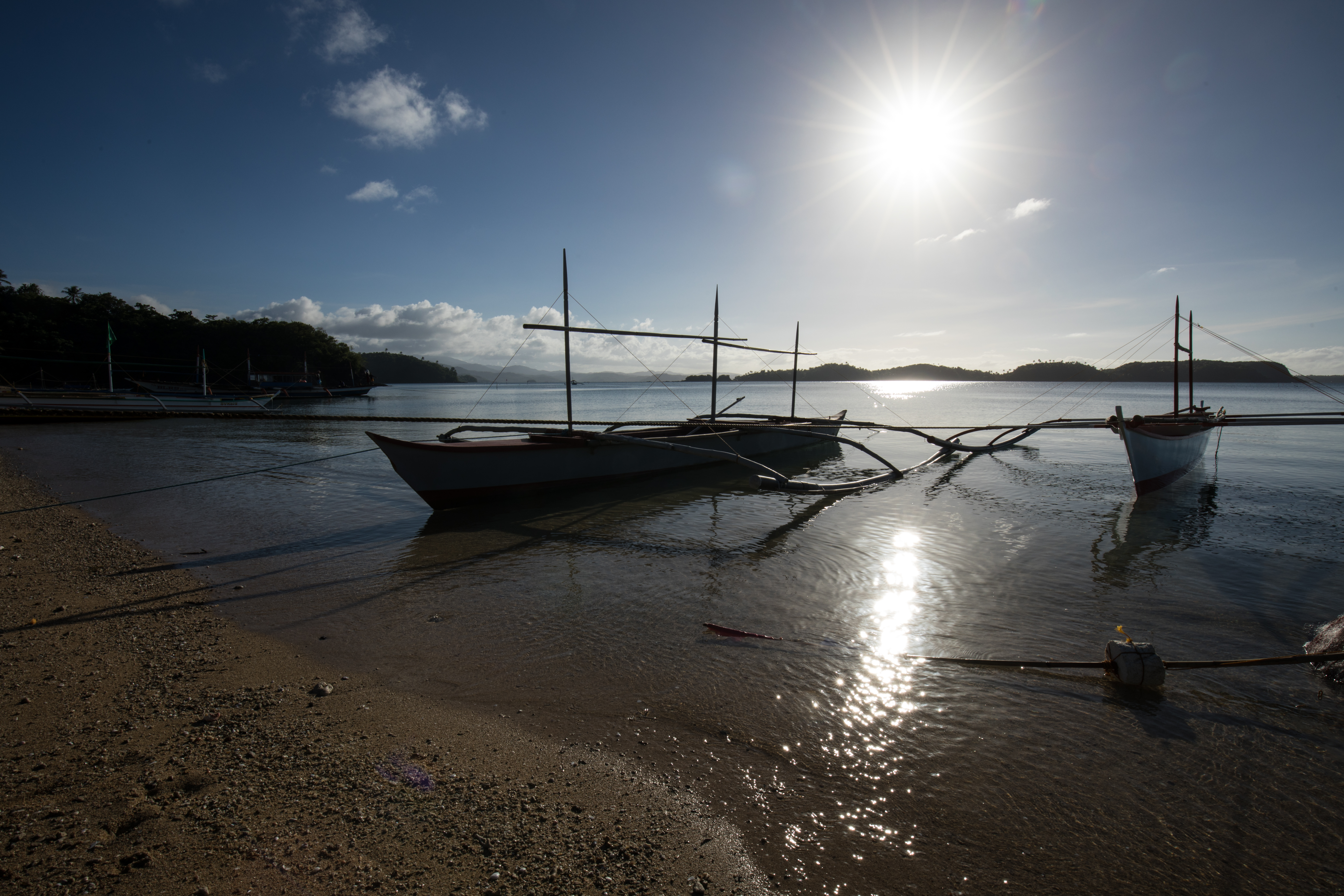 Fishing boats in the Philippines
